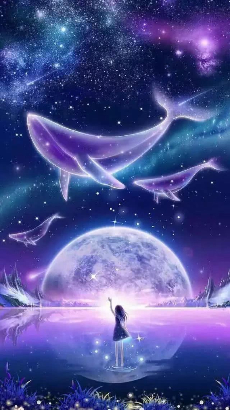 鲸落图梦幻图片