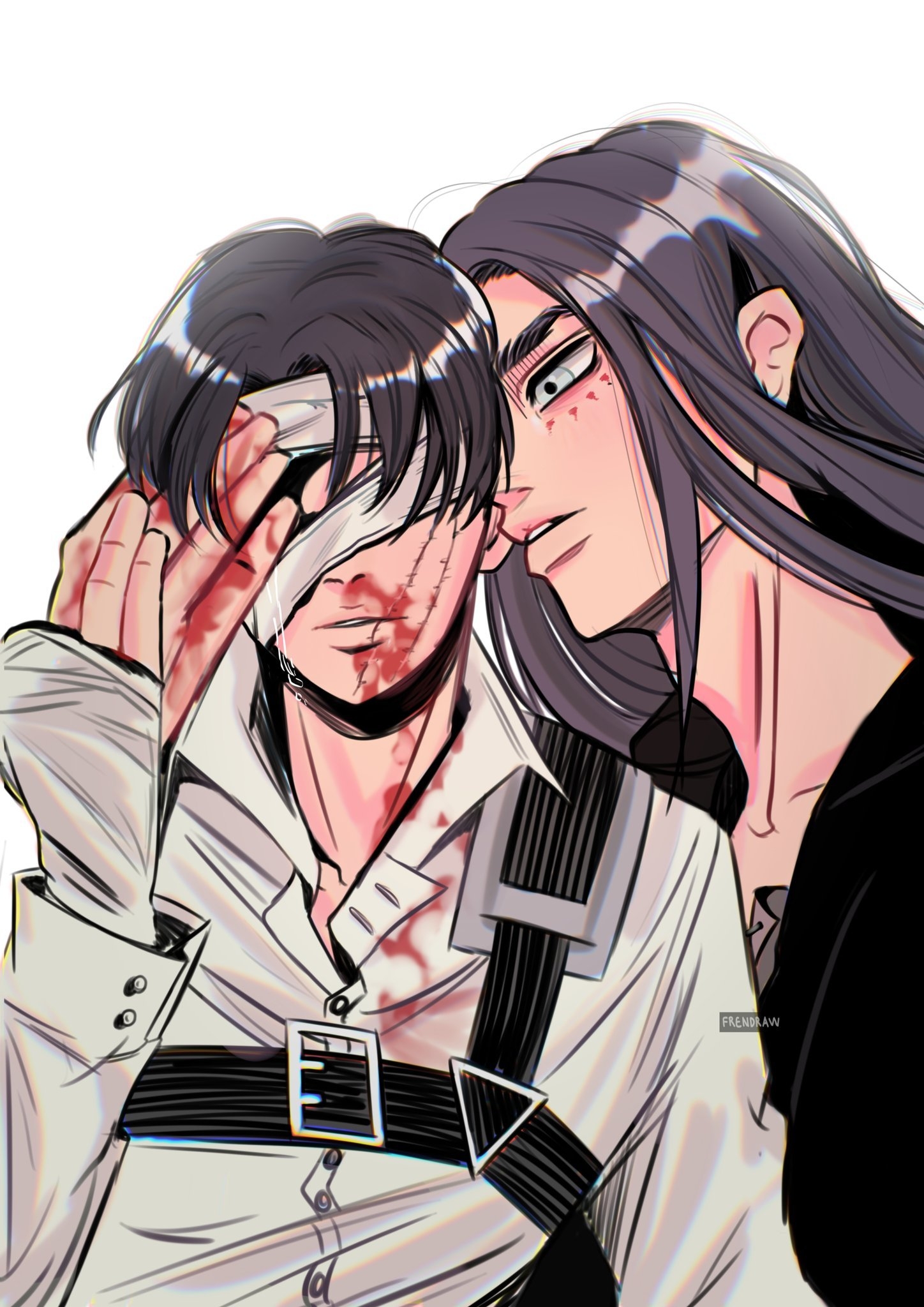 【插画分享】艾伦&利威尔