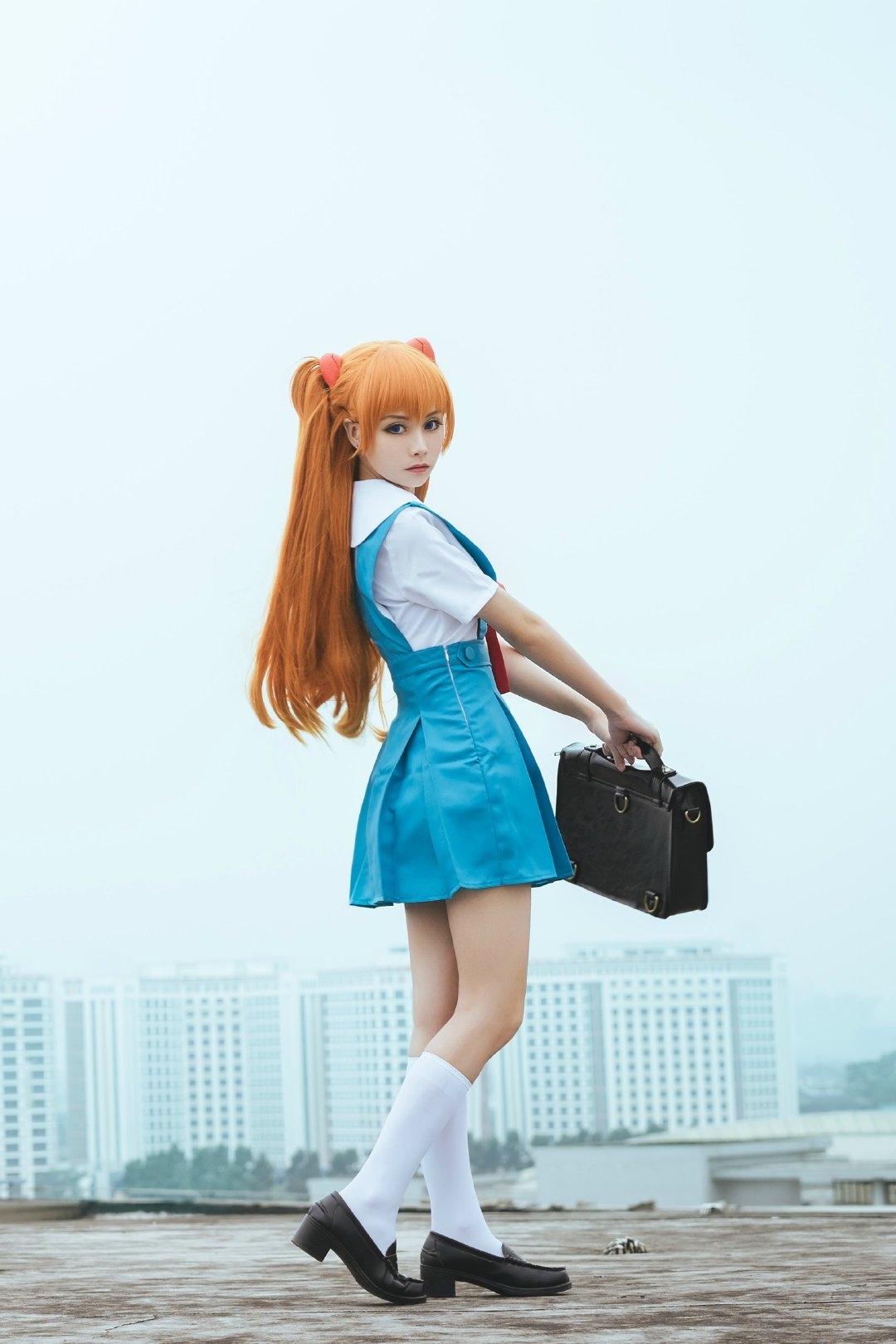 明日香校服cosplay身高不够怎么办