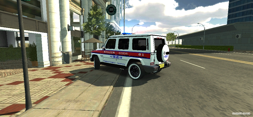 carparking香港警车eodb爆炸处理涂装展示