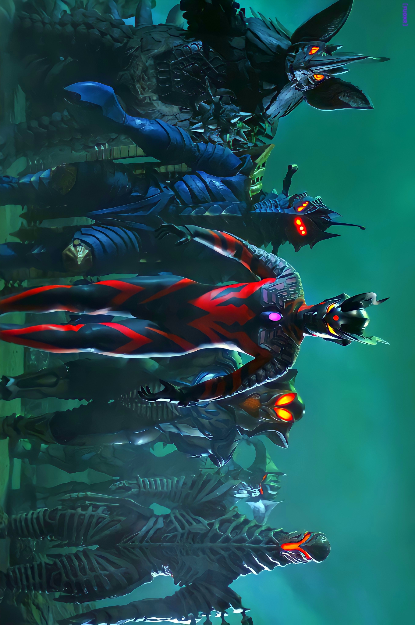 奥特曼4k横屏壁纸系列原有的网图升级画质一下免费不收费我自己每个