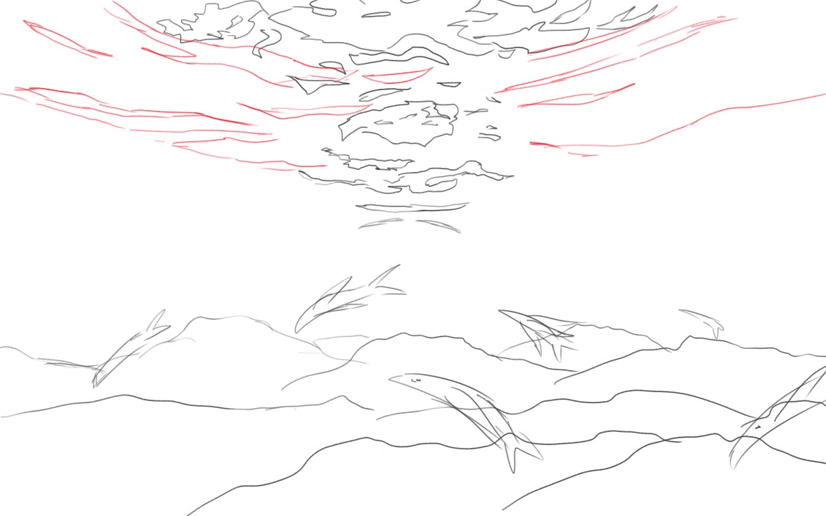 画师修炼飞鱼于云海飞吧acer们的梦想