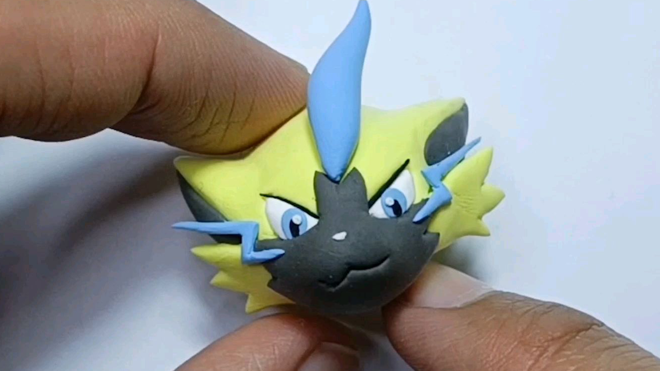 粘土宝可梦捷拉奥拉制作展示