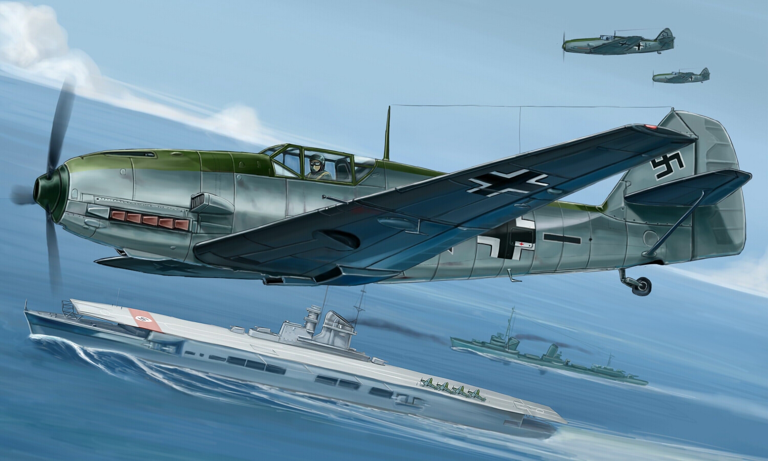 bf109战斗机美图收录