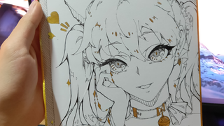 【画师修炼】亮闪闪の签绘贺卡