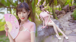 【小袜子】花月成双温婉旗袍小妹竖屏
