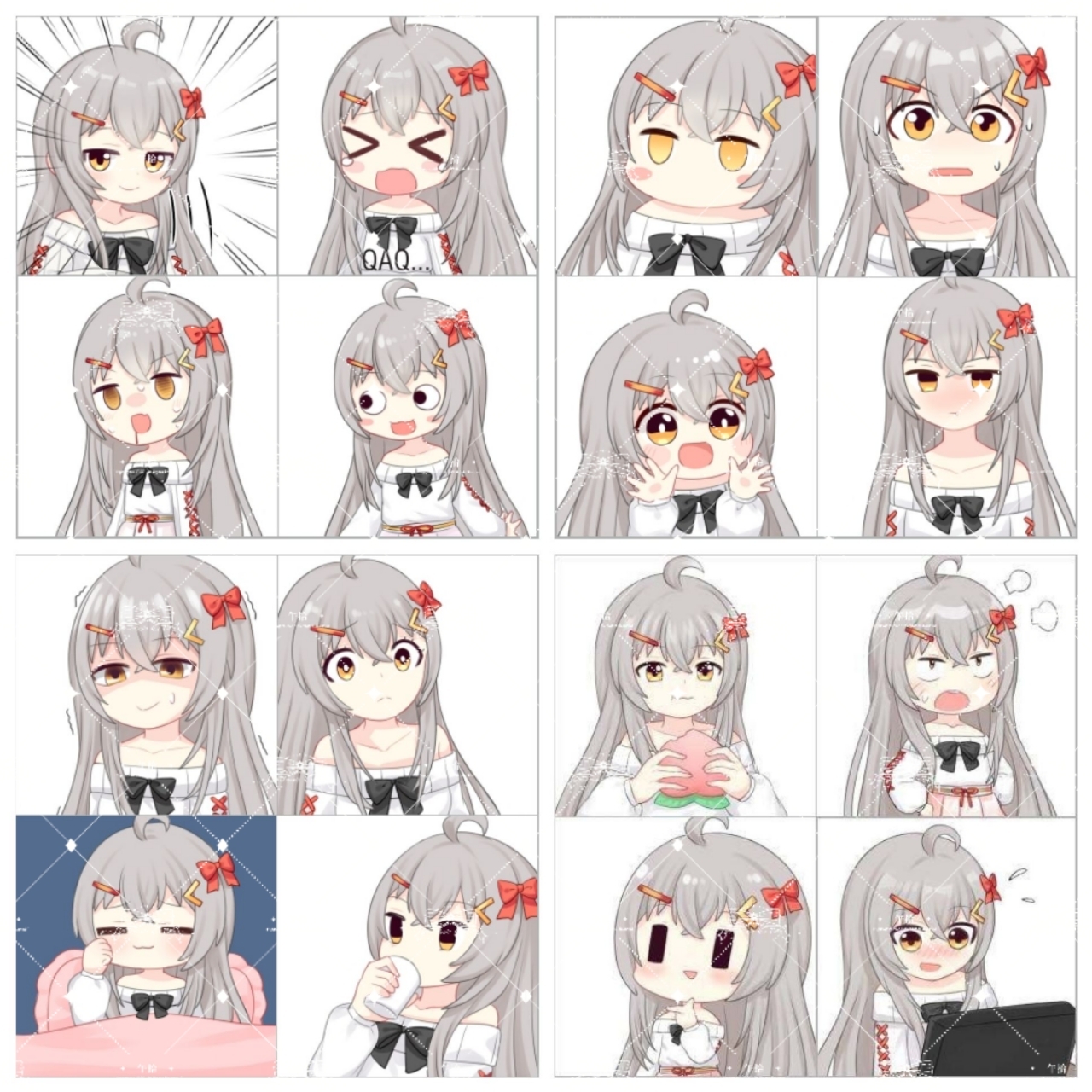 画师修炼感谢老板约的16个表情包