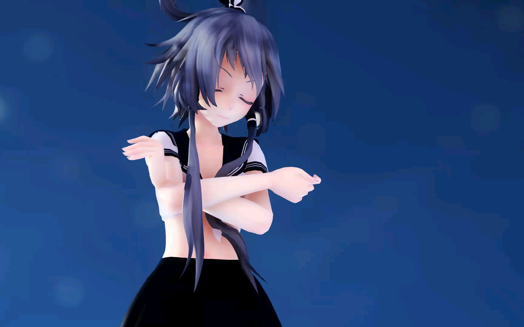 校服短裙洛天依