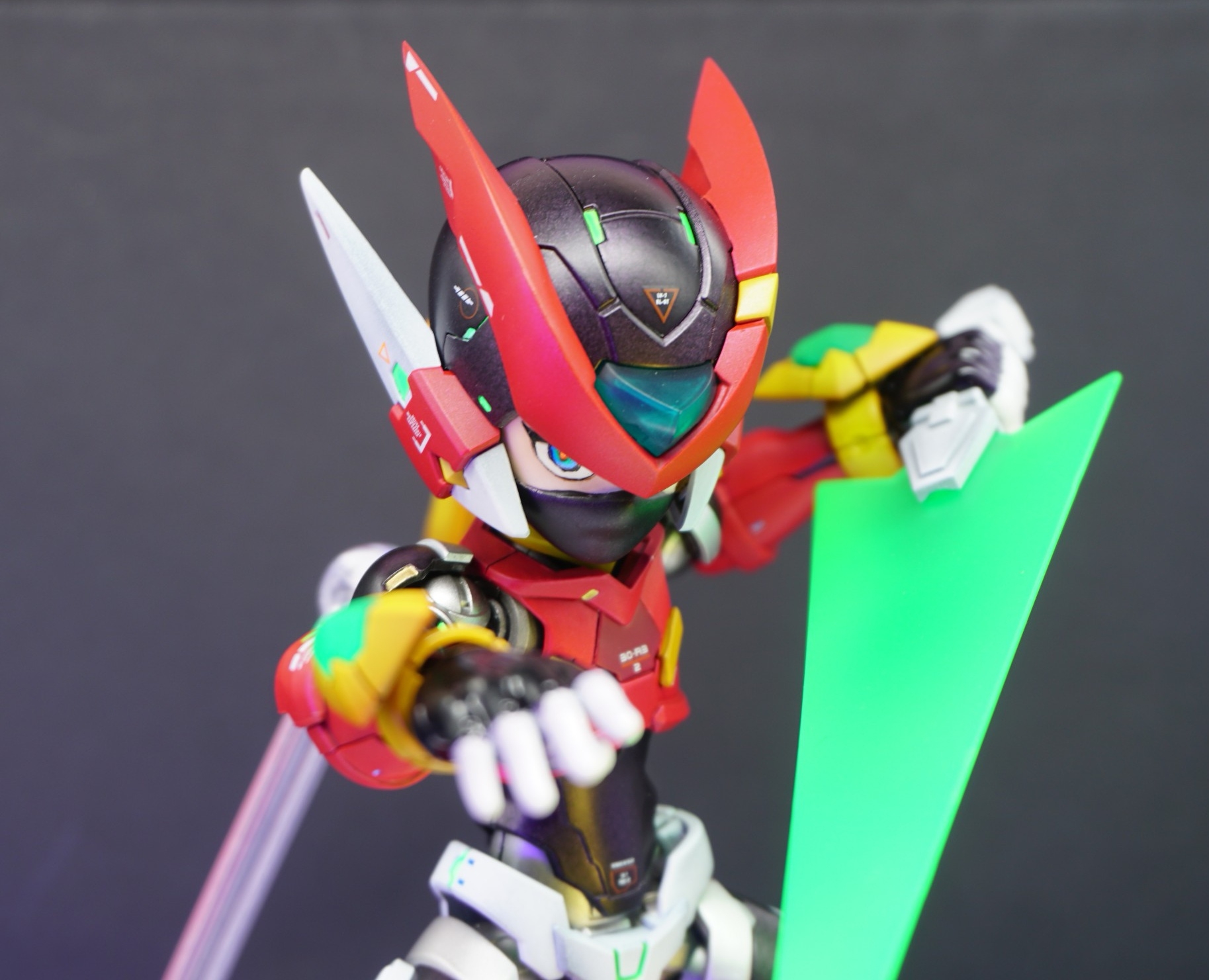 鸭子日常御模道洛克人zero简单喷涂