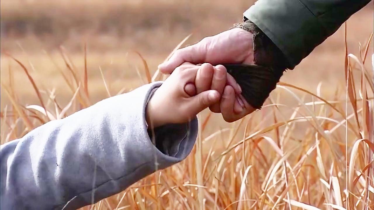 女孩摔倒后深情望向男子, 男子发愣许久才伸手拉她, 画面好尴尬