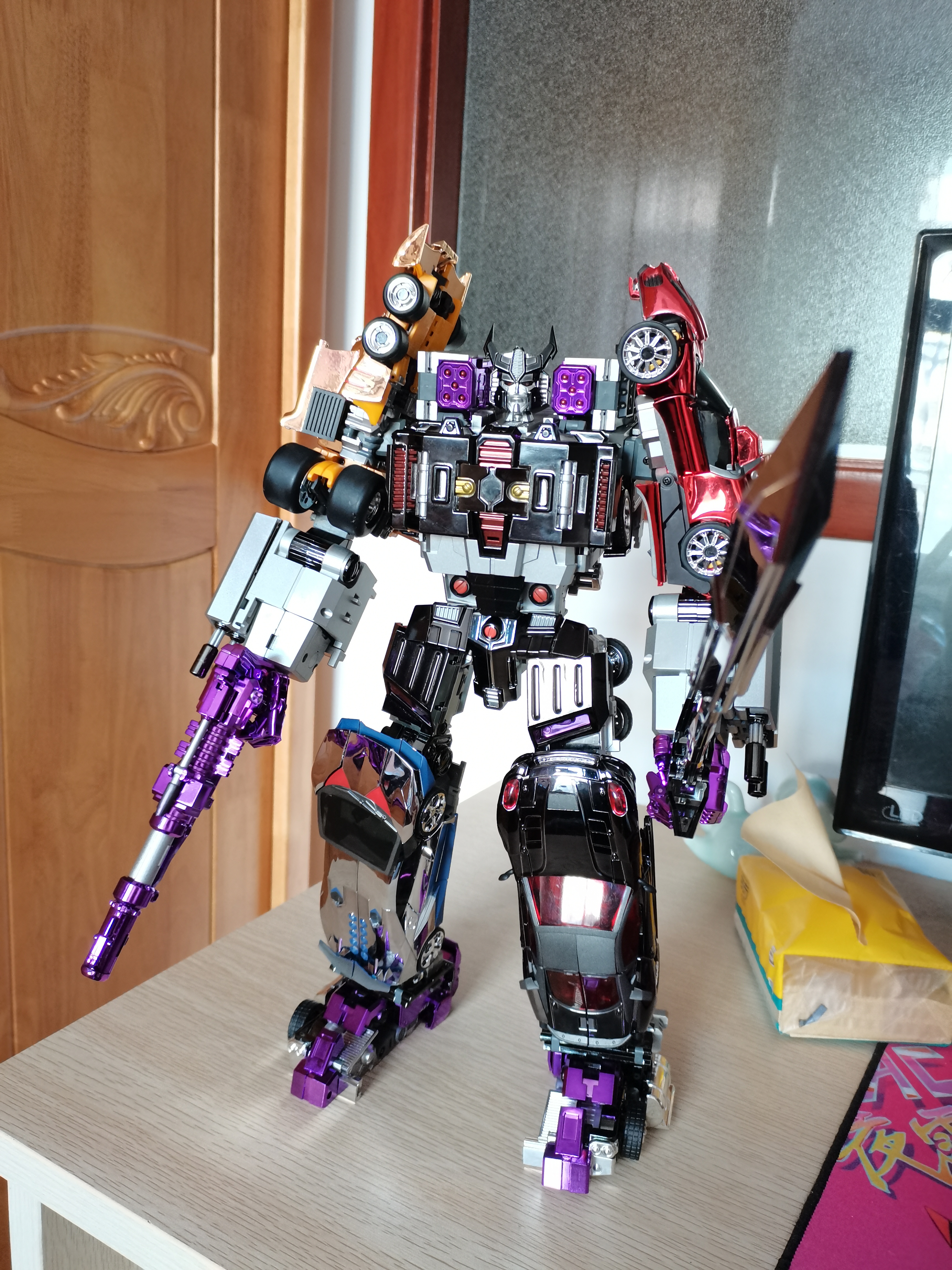 变形金刚玩具之tfm飞天虎电镀版 - acfun弹幕视频网 - 认真你就输啦