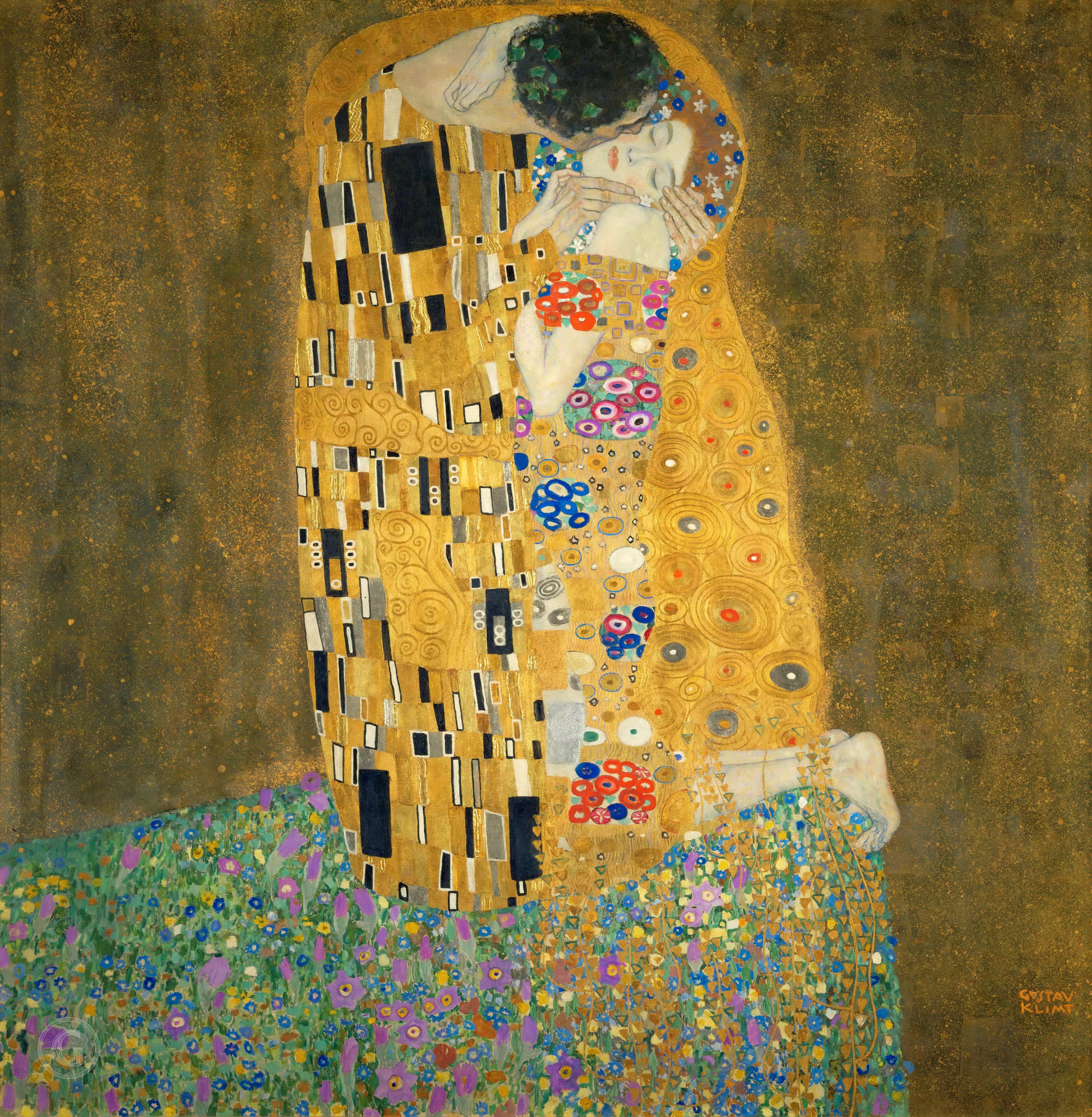 吻thekiss古斯塔夫克里姆特gustavklimt