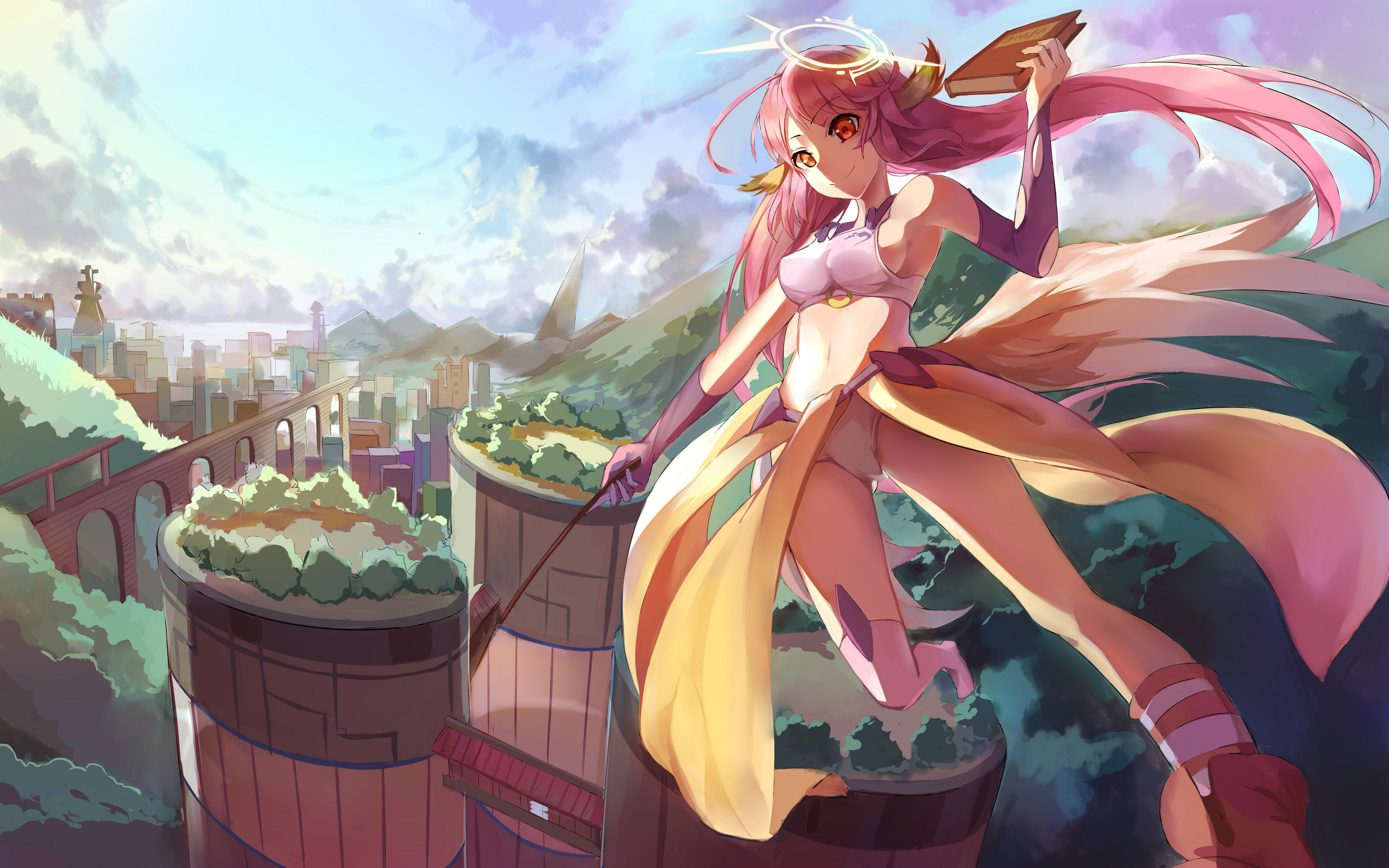 ノ- ( ゜- ゜)つロ