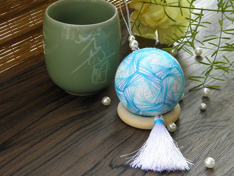 【茗兰手作】五月病康复训练——手鞠球之漩涡