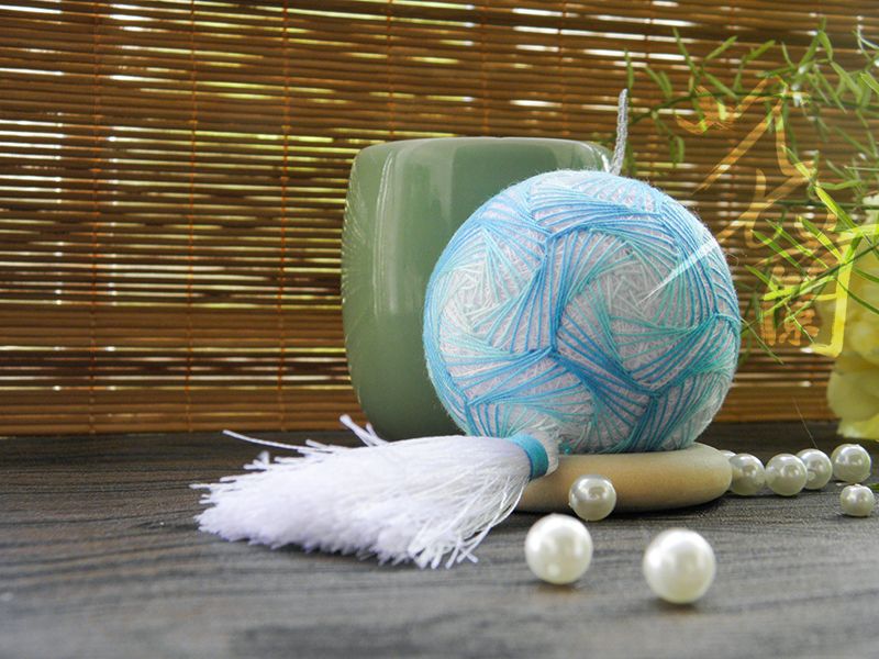 【茗兰手作】五月病康复训练——手鞠球之漩涡