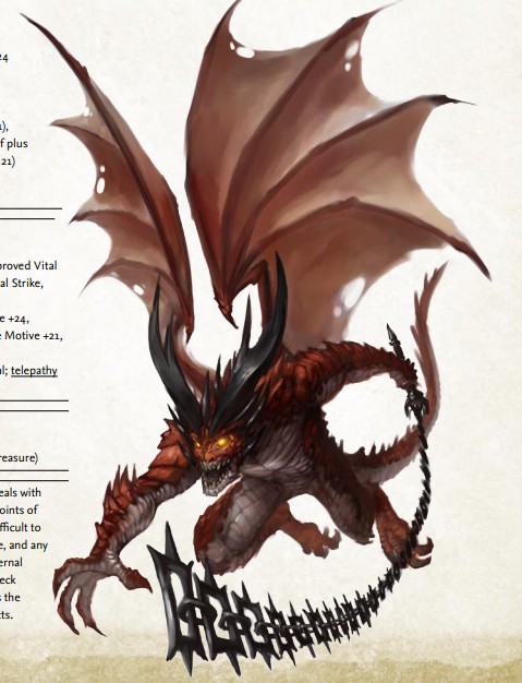 角魔       (恐纳魔) horned devil (cornugon)