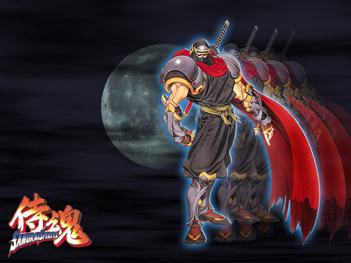 侍魂中的服部半藏形象,他被后人称之为 忍者之神