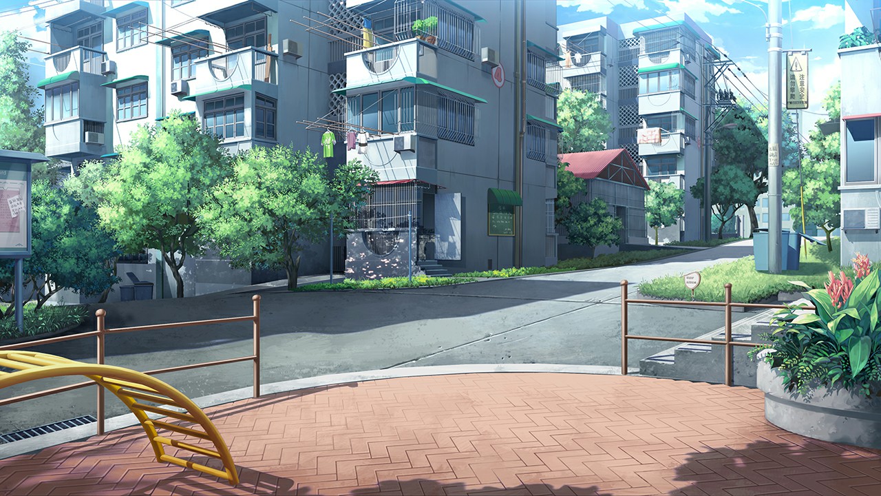 游戏 场景的绘制,也是比照真实的中国学生的生活场景.