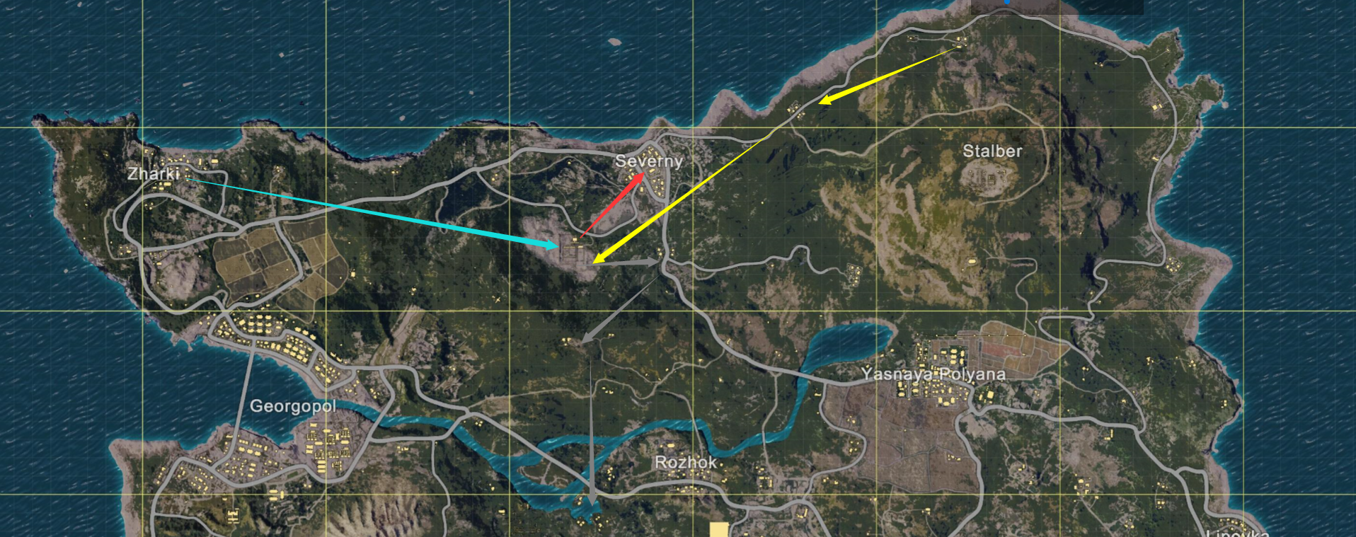 绝地求生地图分析 二 靶场