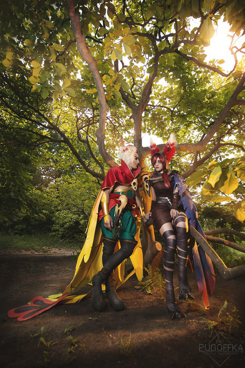 极地cosbarvol59lol下路为所欲为套路凤凰传奇洛和霞cos