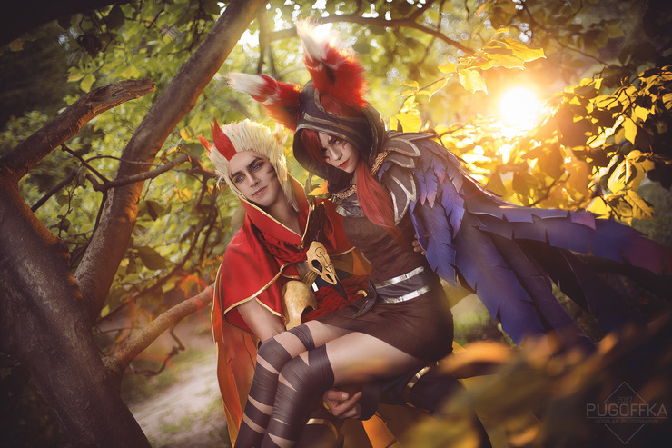 极地cosbarvol59lol下路为所欲为套路凤凰传奇洛和霞cos