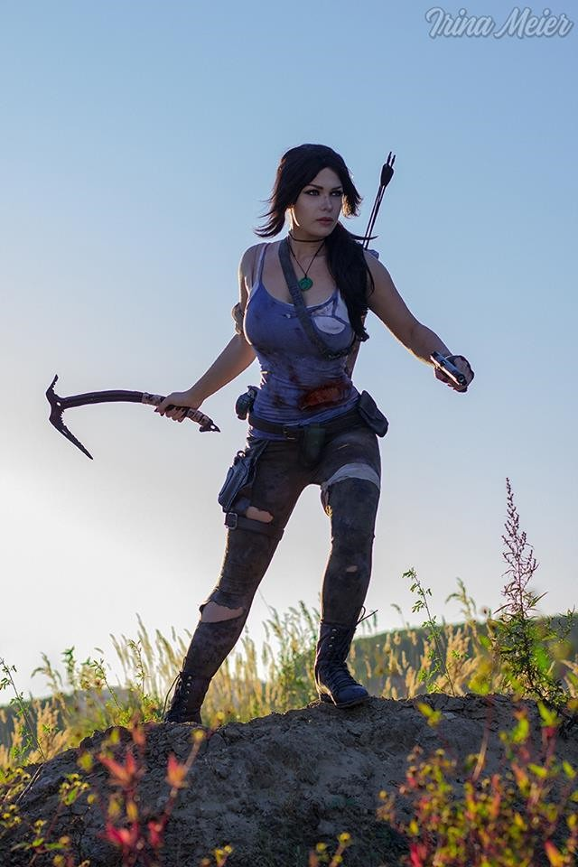 64《古墓丽影9》劳拉cos,神态气质超还原!