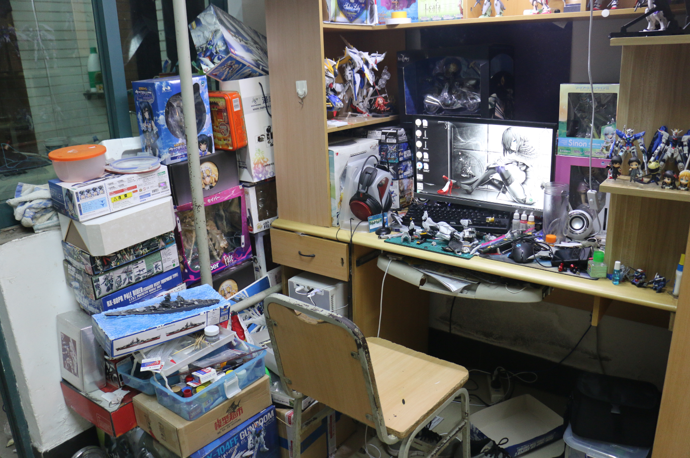 【请开始你的表演】一个模型,游戏死宅的宿舍和作品