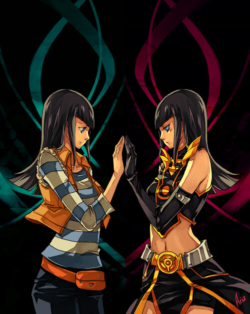 游戏王图文同人 第406期 卡莉渚与命运女郎同人图欣赏 - acfun弹幕