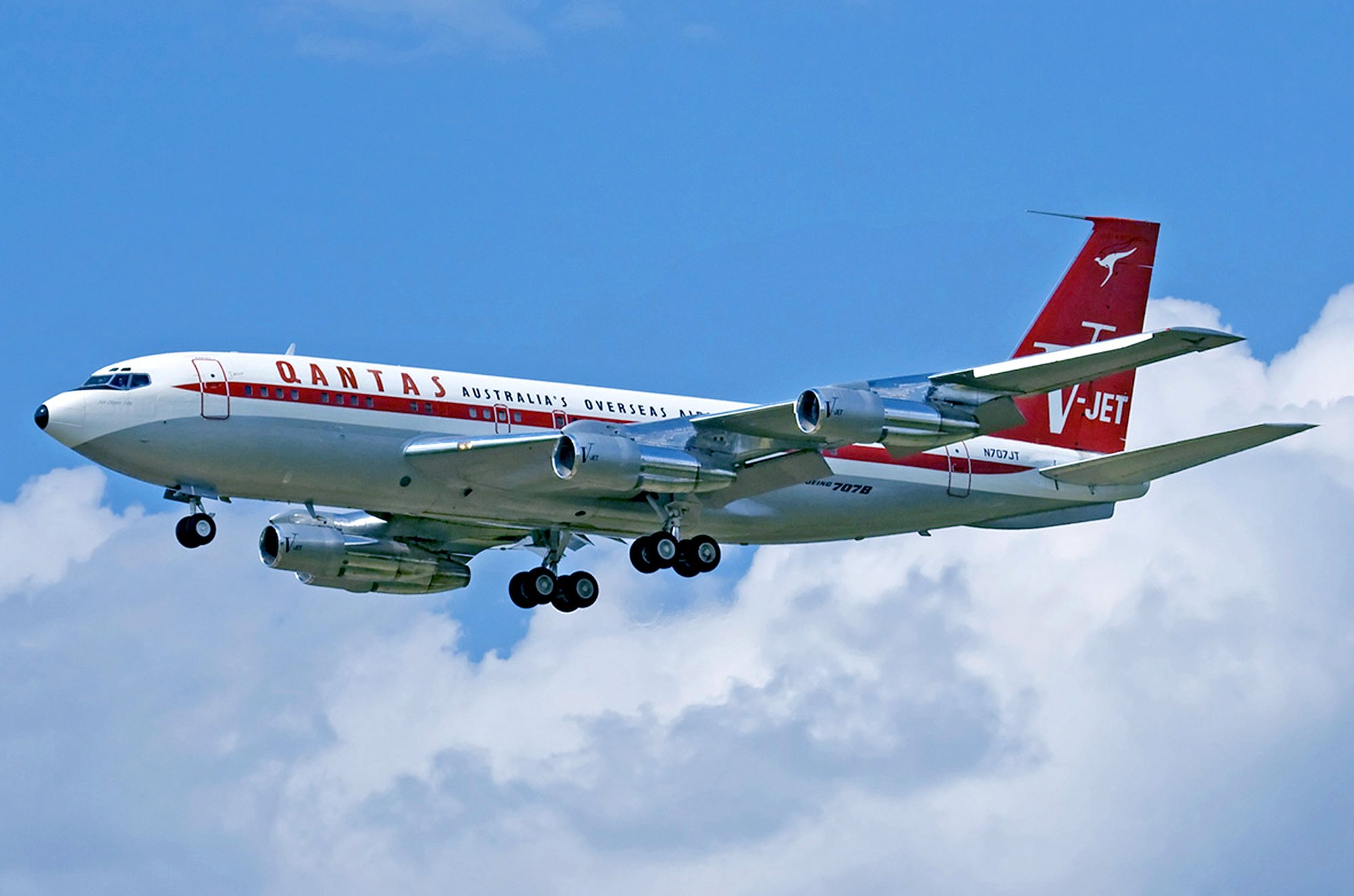 一架澳洲航空公司的波音707