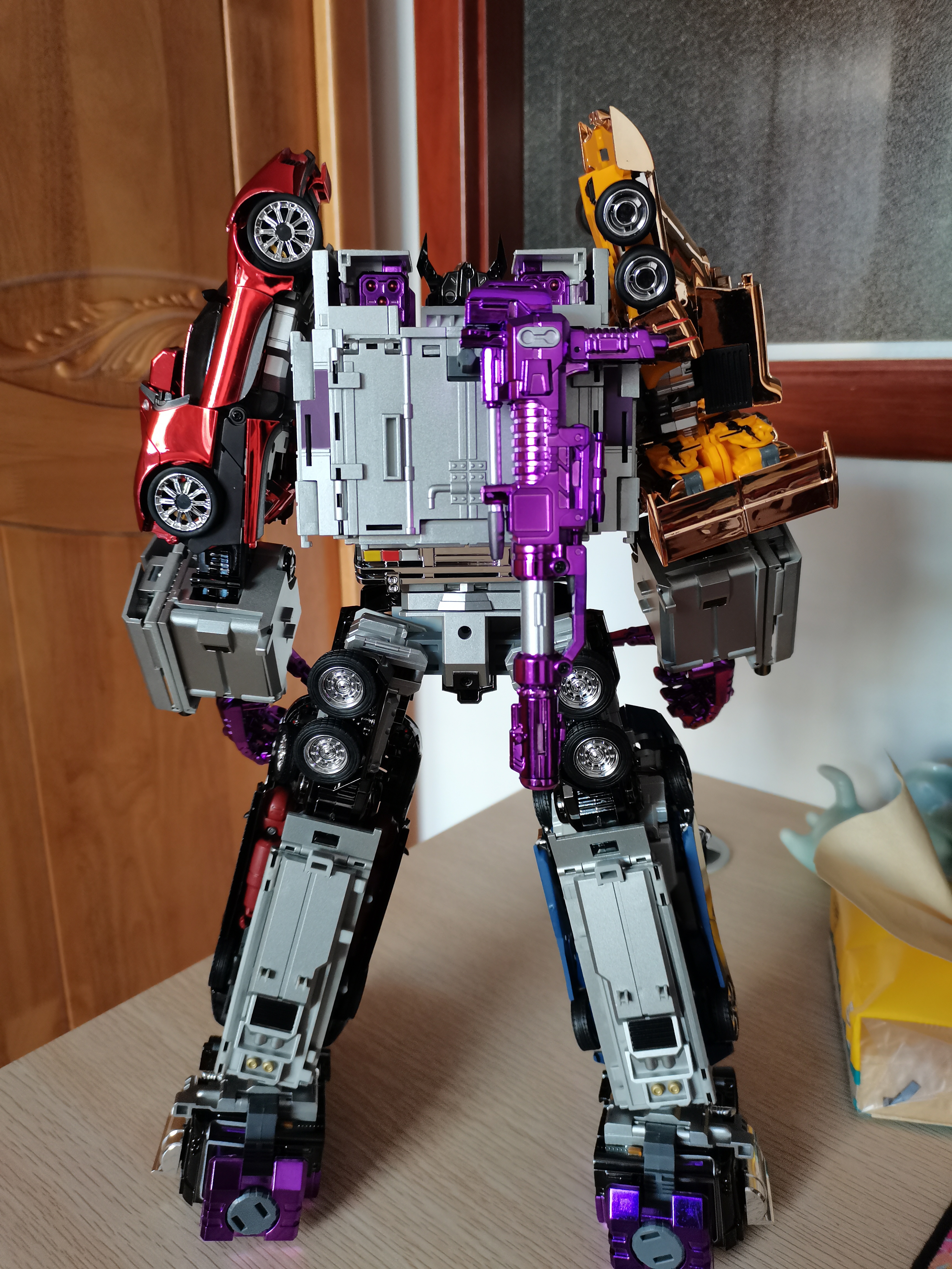 变形金刚玩具之tfm飞天虎电镀版