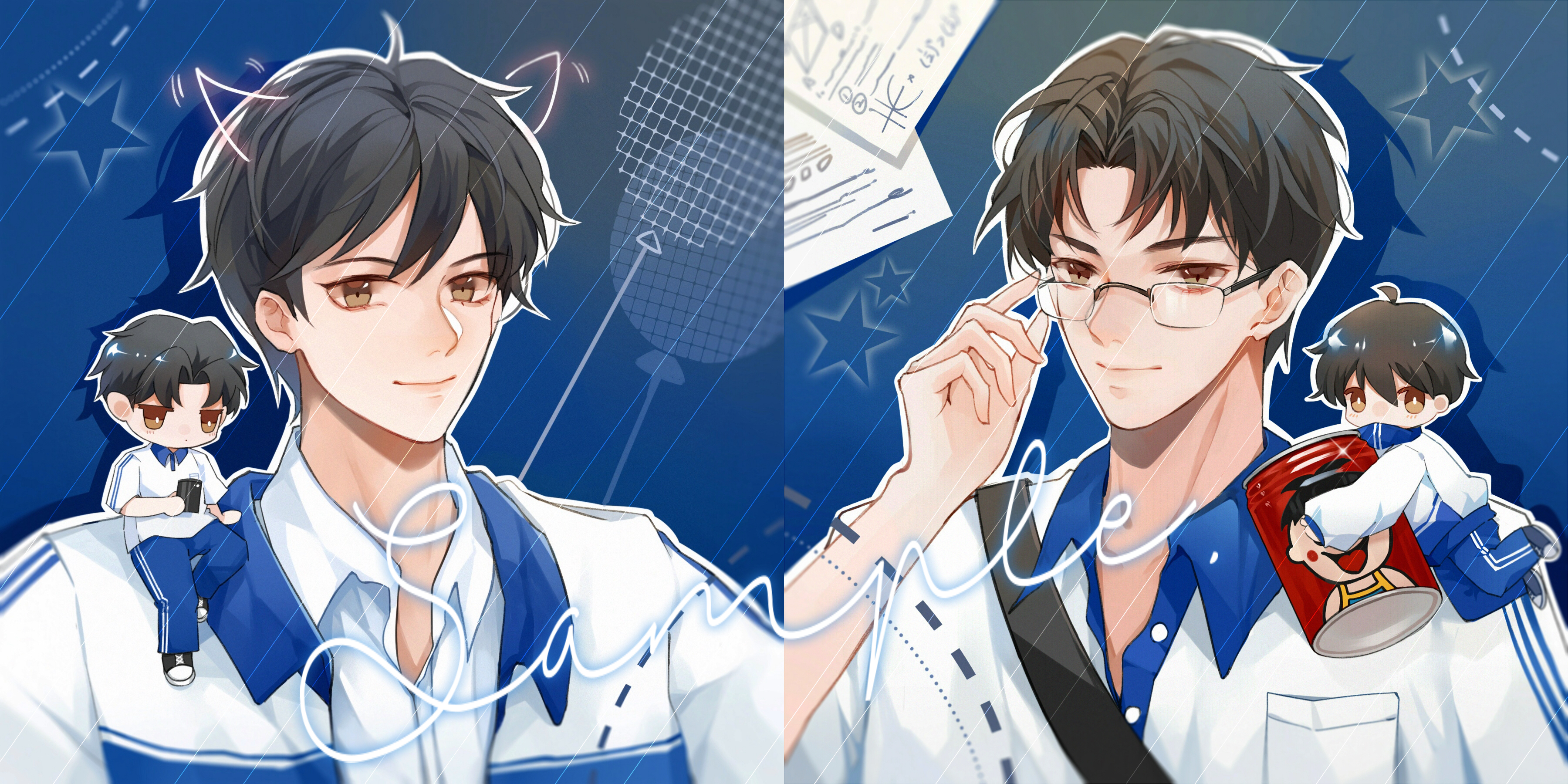 画师修炼搬了校服男银