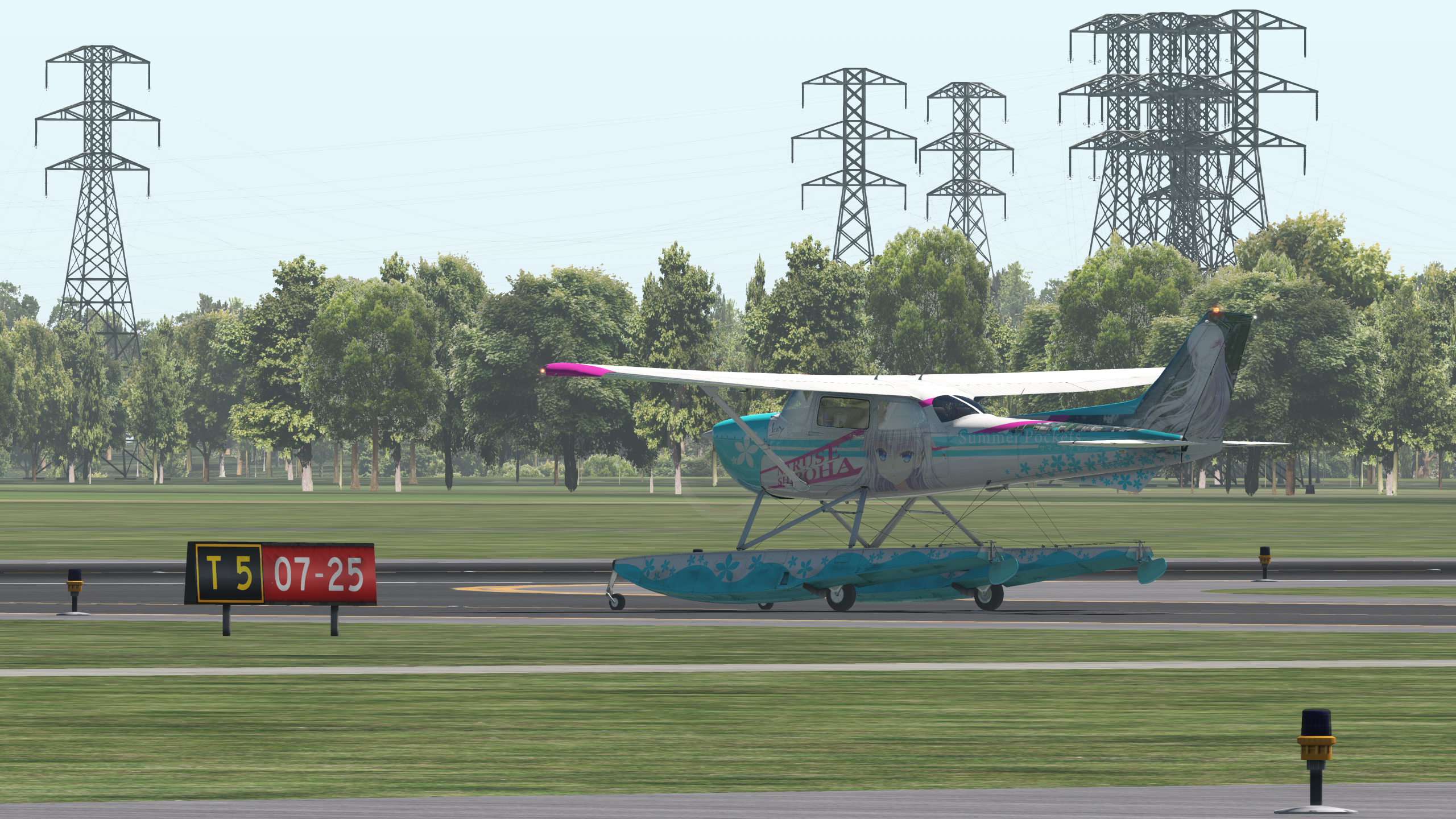 key痛机系列塞斯纳172spサマポケ号痛机涂装二改型