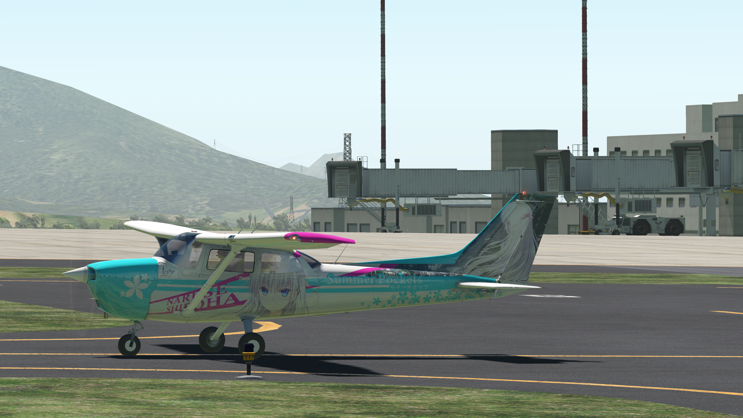 key痛机系列塞斯纳172spサマポケ号痛机涂装二改型