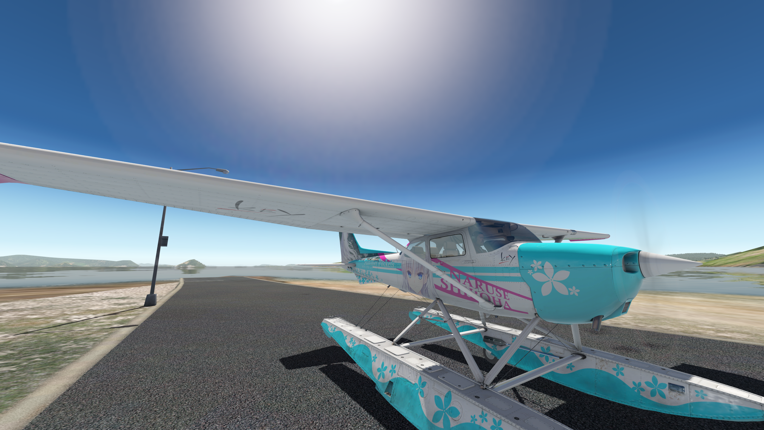 key痛机系列塞斯纳172spサマポケ号痛机涂装二改型