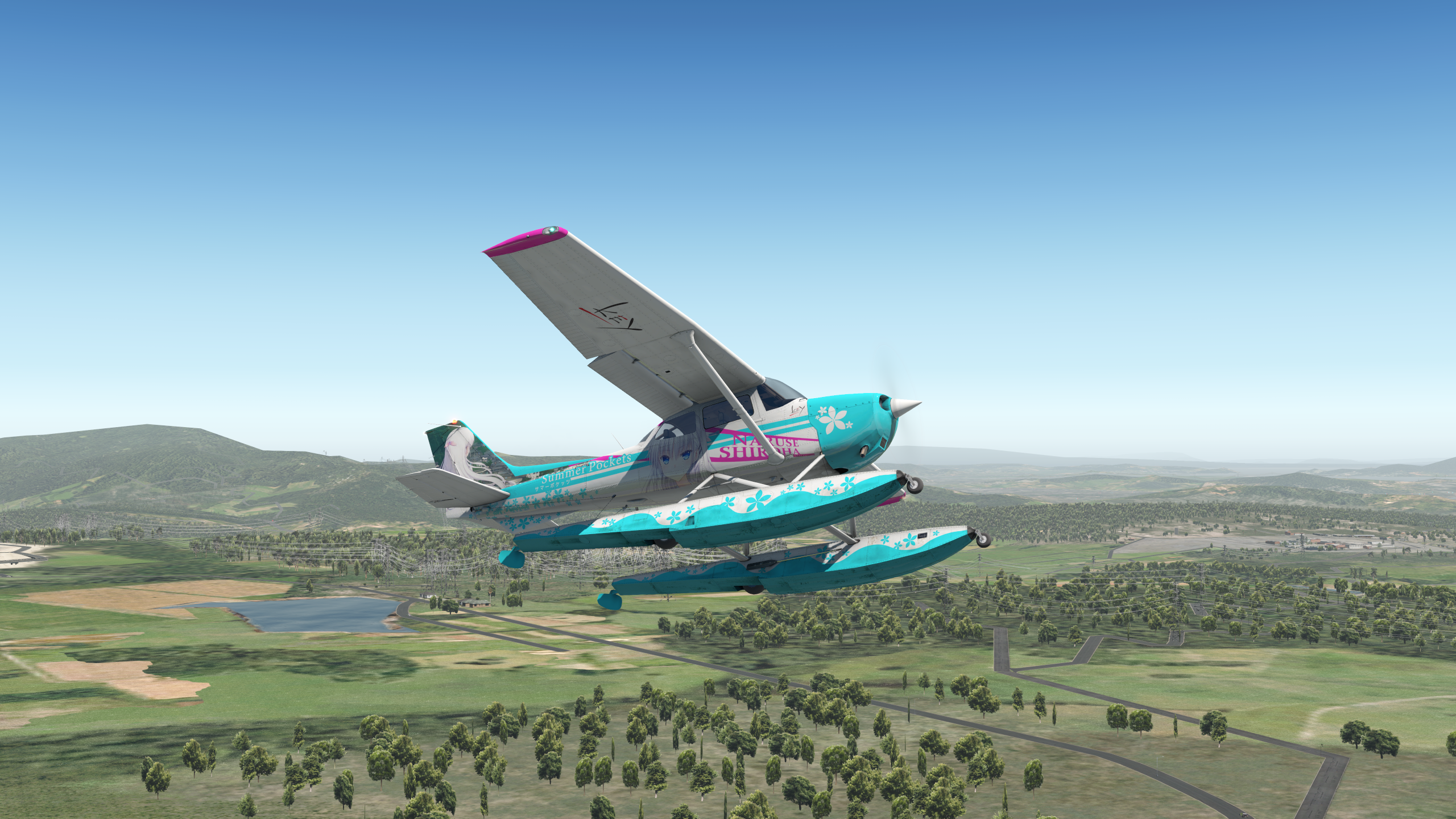 key痛机系列塞斯纳172spサマポケ号痛机涂装二改型