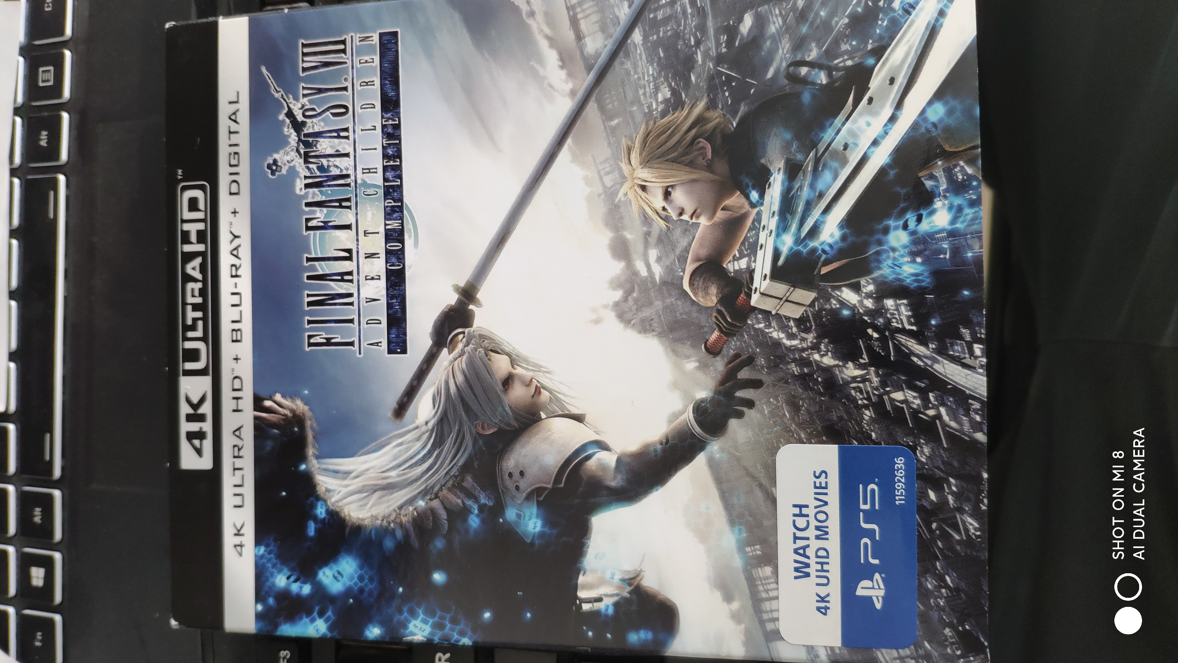 最终幻想7圣子降临4k蓝光原盘到了我伞兵了