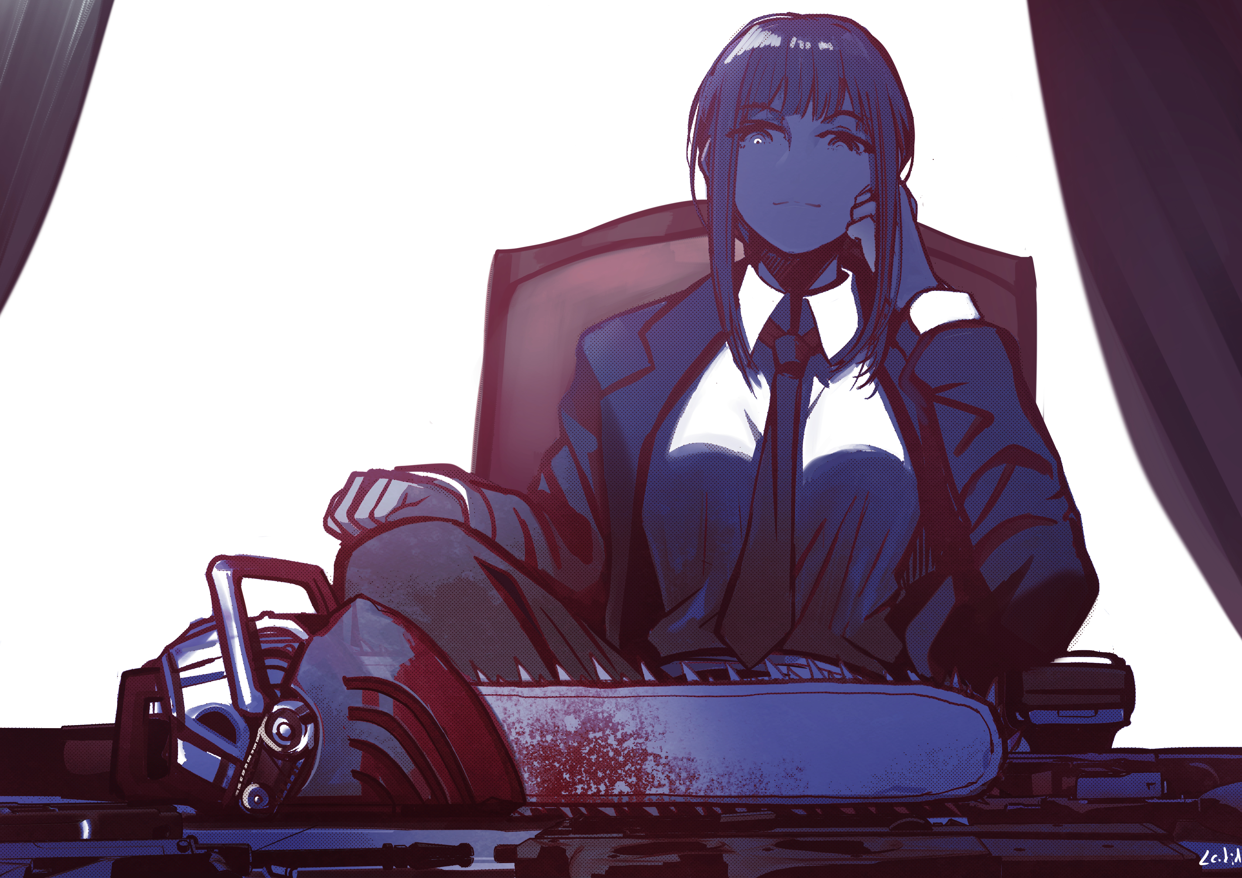 画师修炼电锯人坏女人