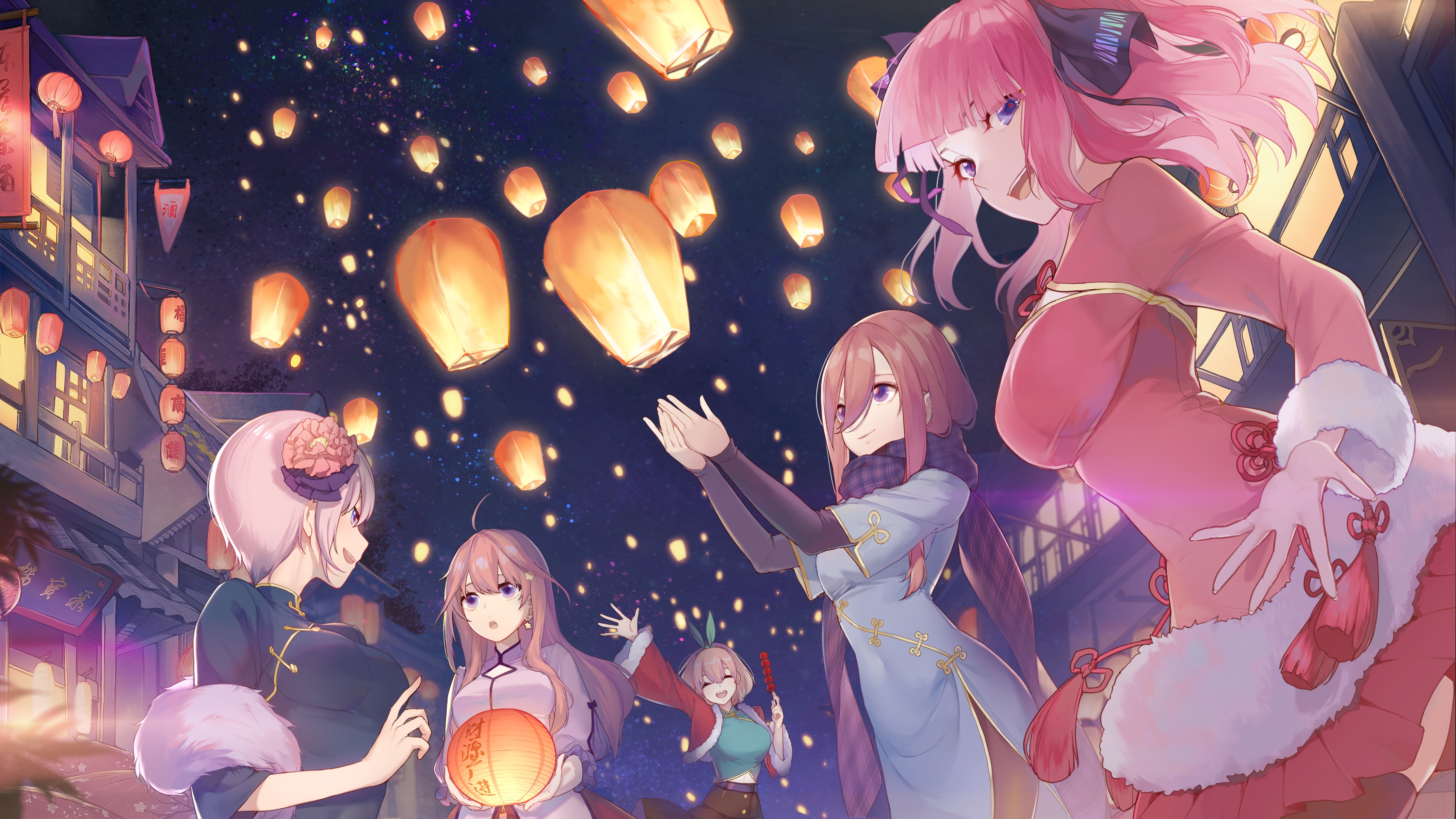 4k壁纸五等分的花嫁