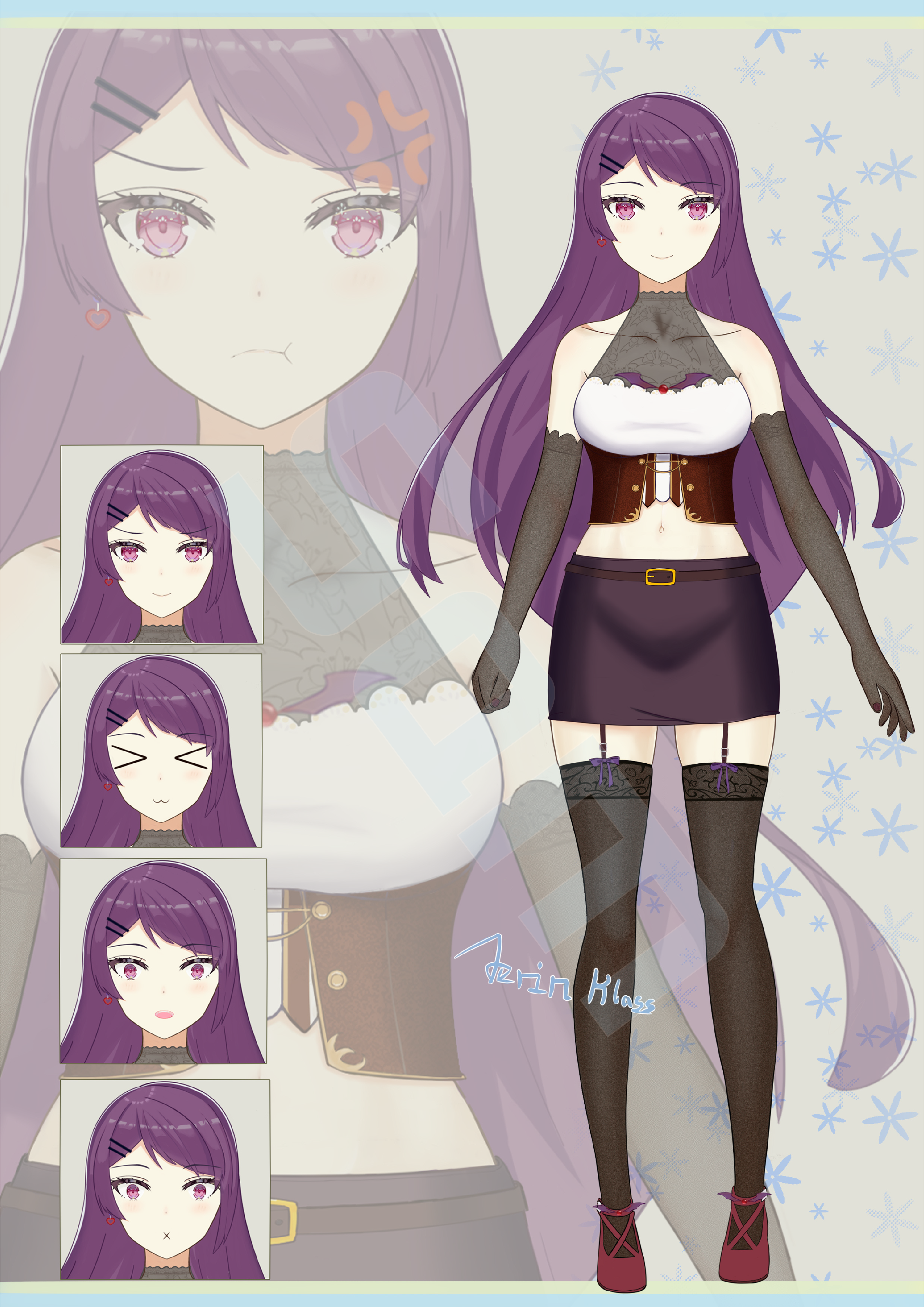 自己画的vup人设