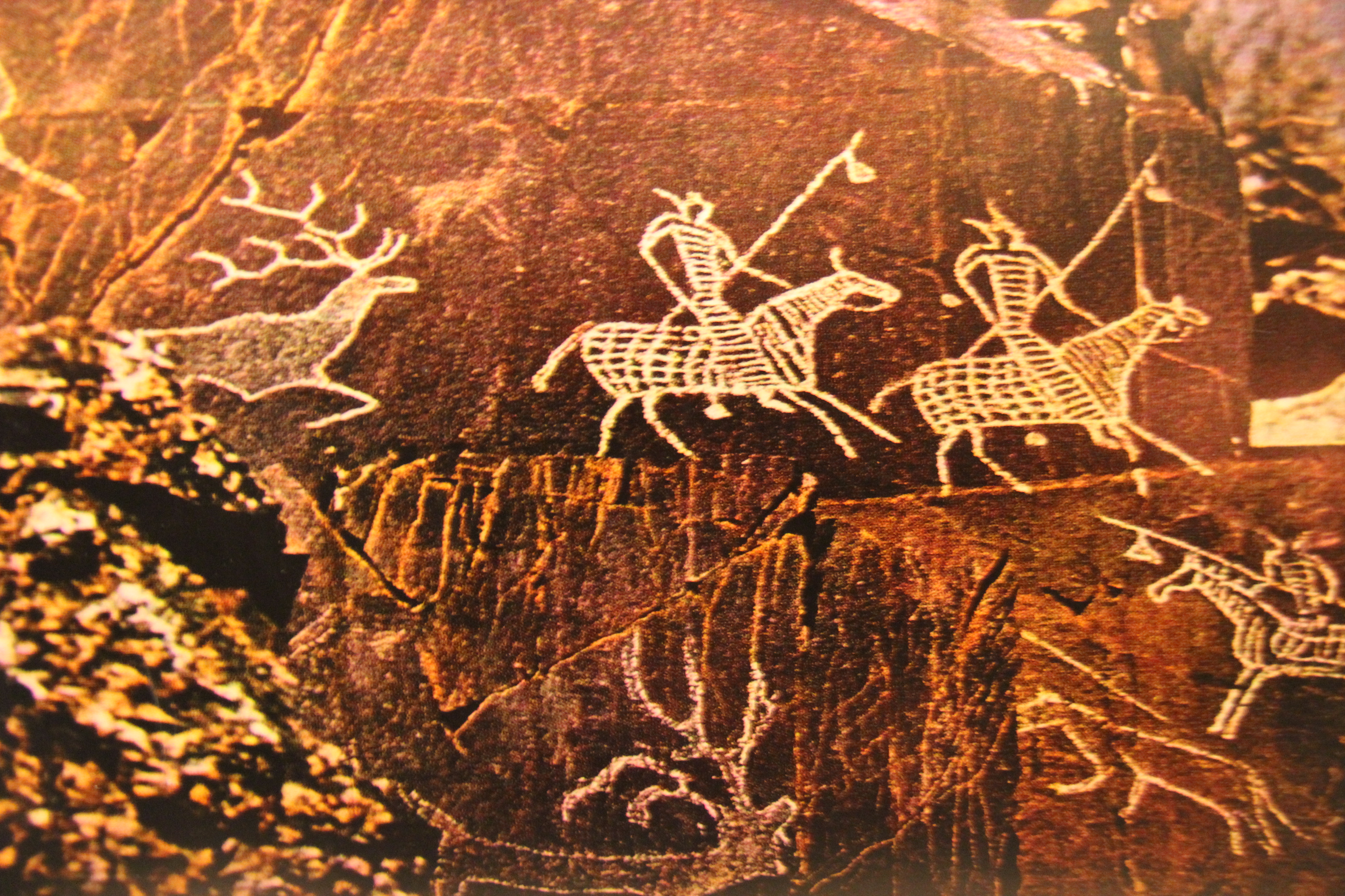 岩画地画中国原始时期的绘画遗存