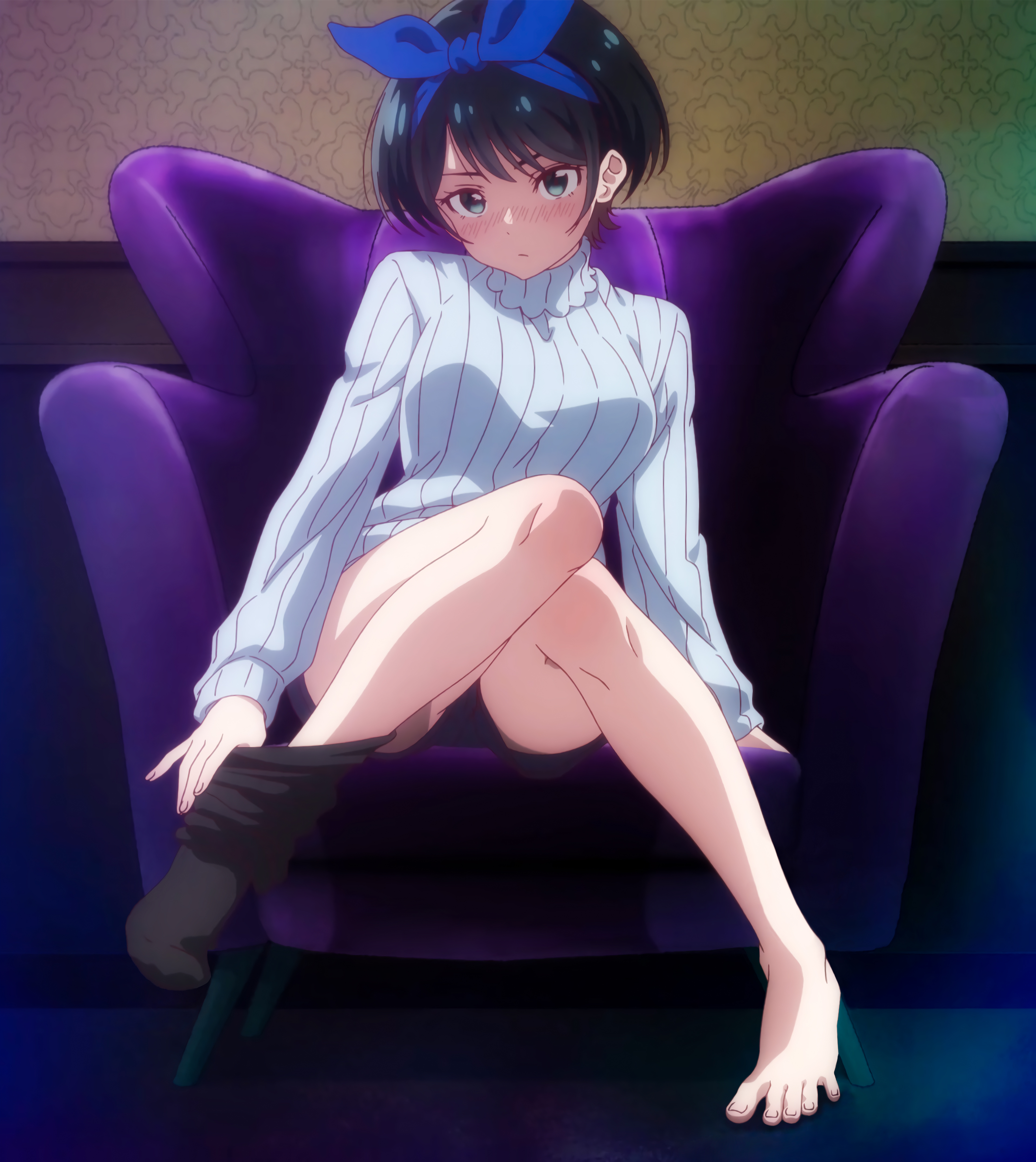 租借女友水原千鹤一之濑千鹤更科瑠夏男主2k4k放大壁