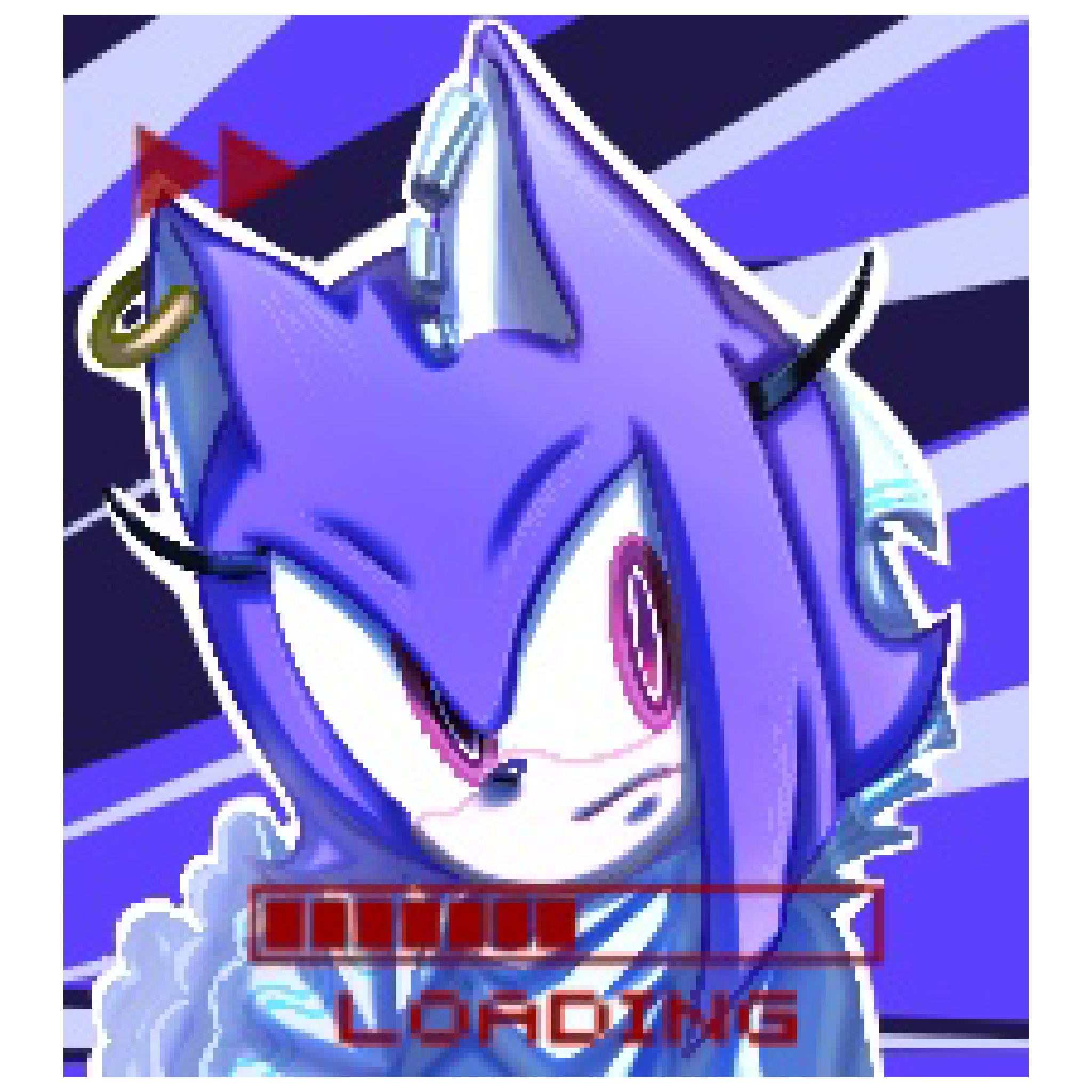 【画师修炼】像素包浆索尼克头像