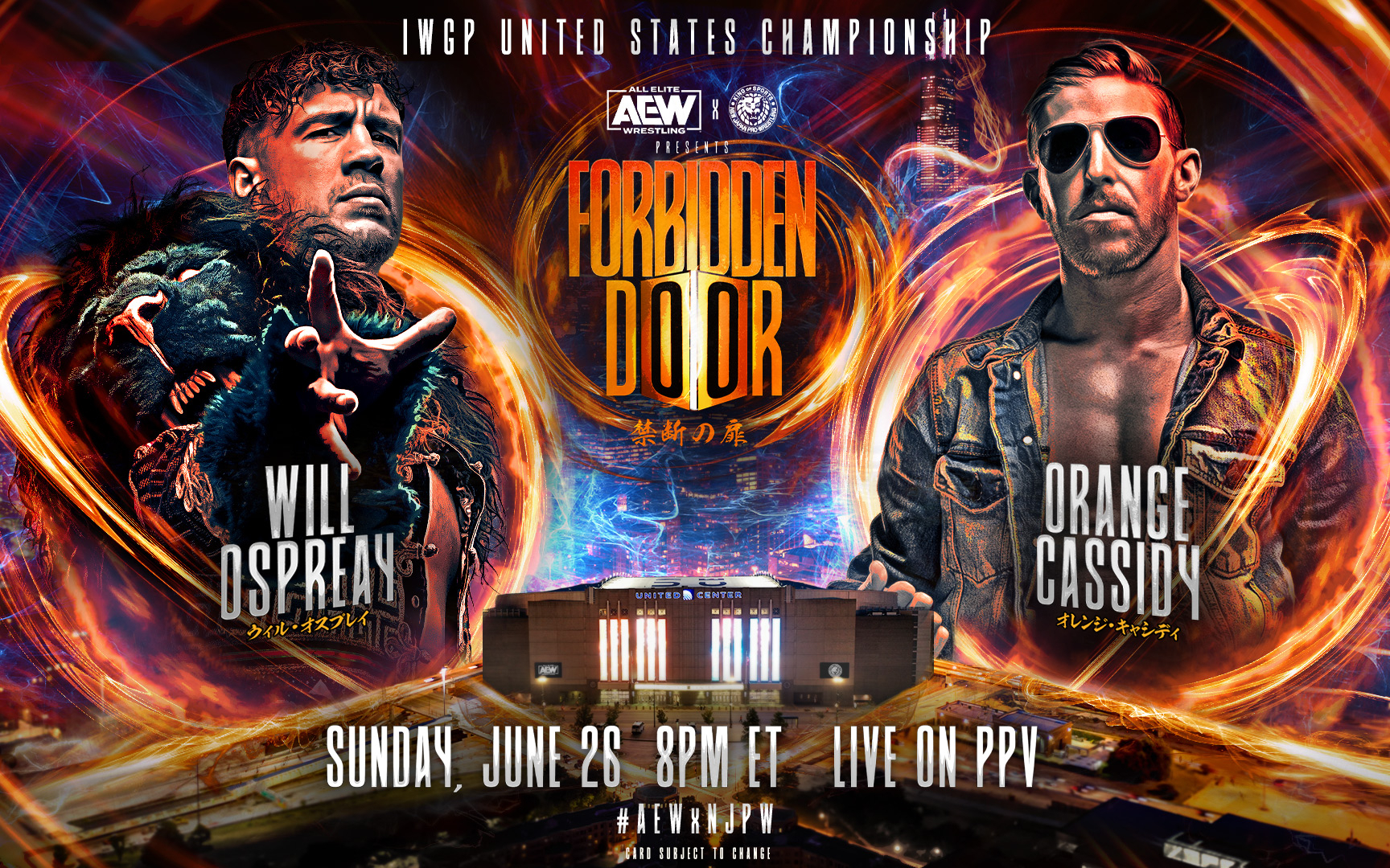 aew x njpw 禁忌之门2022 威尔奥斯普雷 vs 奥兰治卡西迪