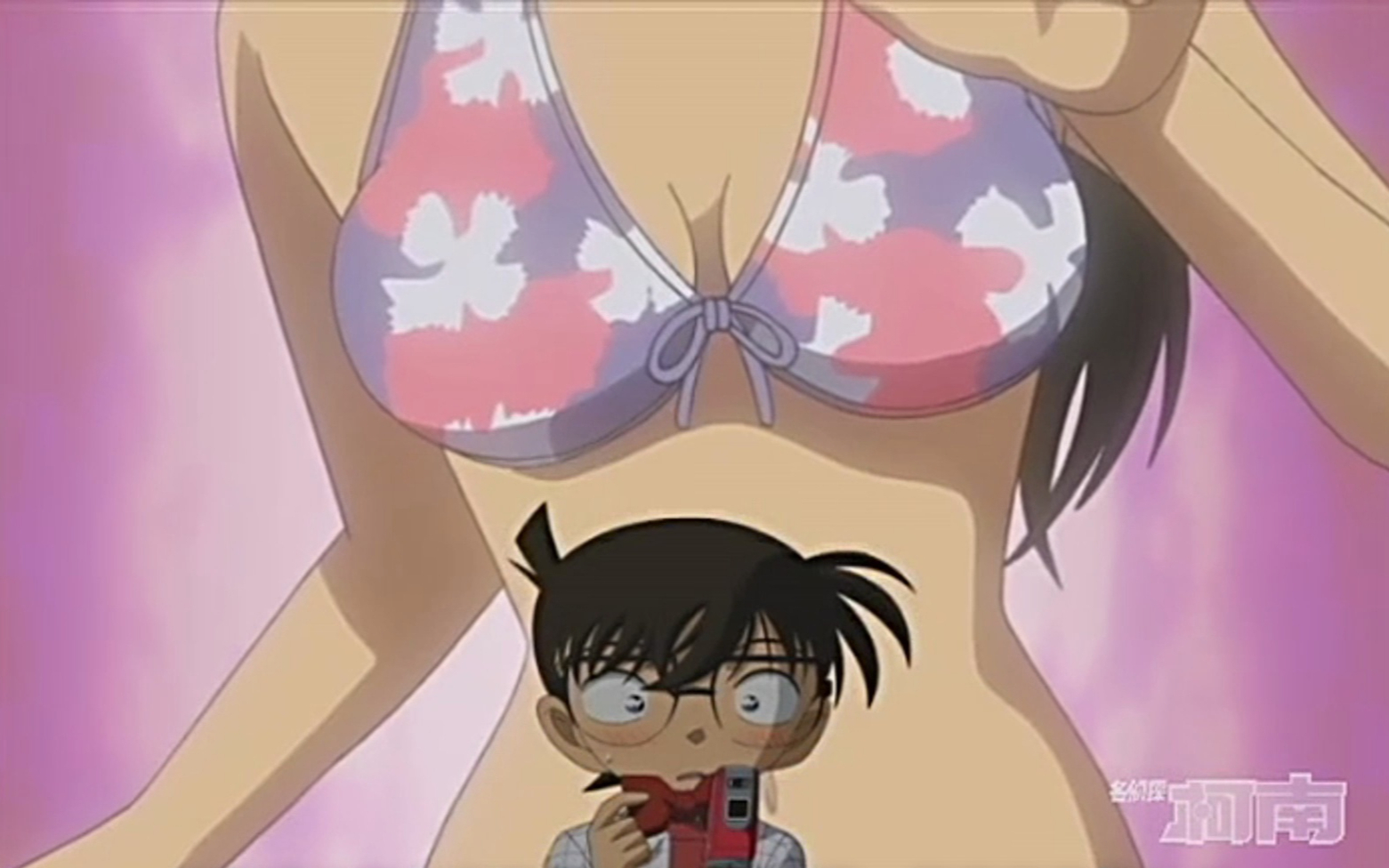 【看柯南】柯南收到了园子发来的小兰泳装照—经典回顾《名侦探柯南》