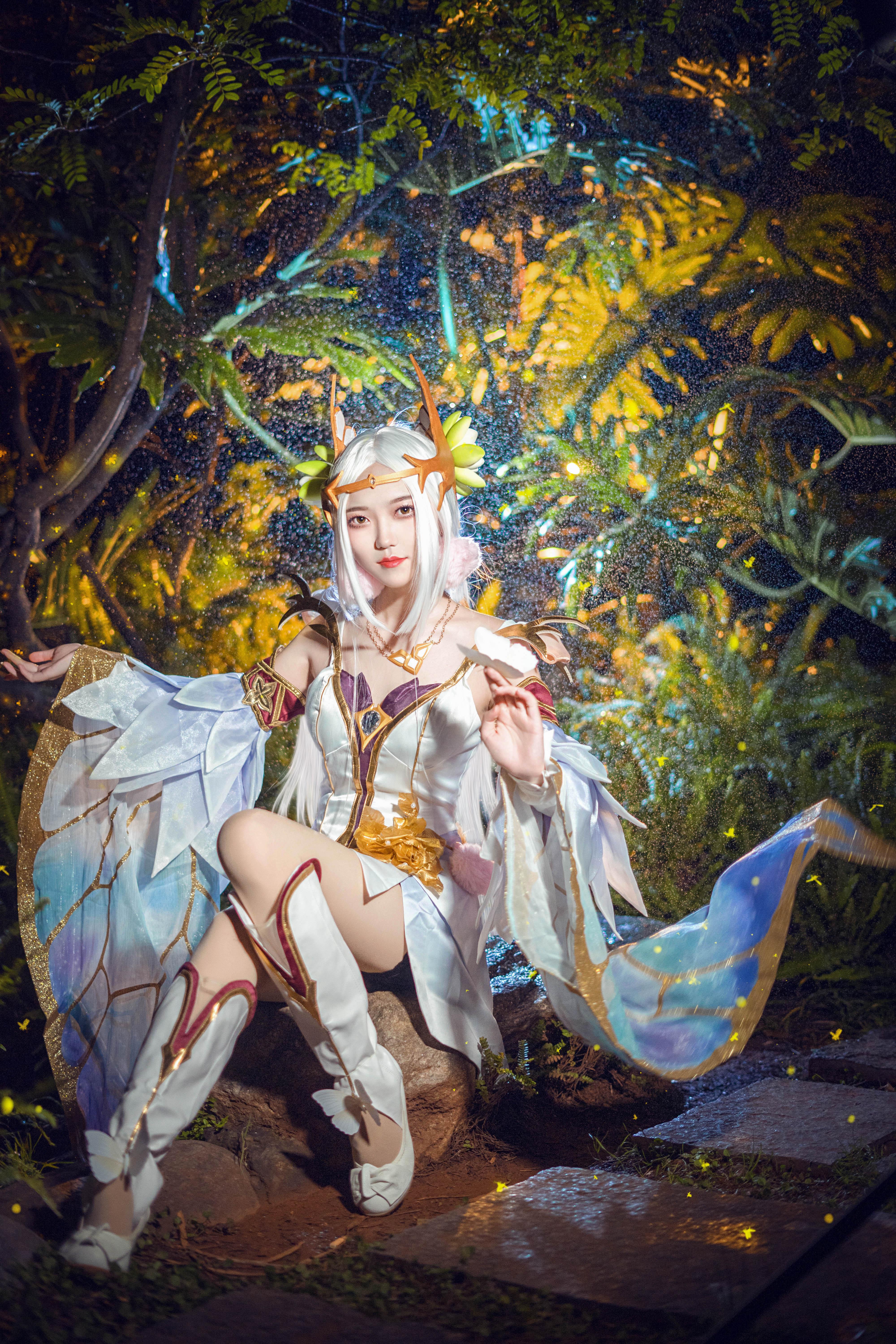 《王者荣耀》金色仲夏夜之梦·貂蝉cosplay