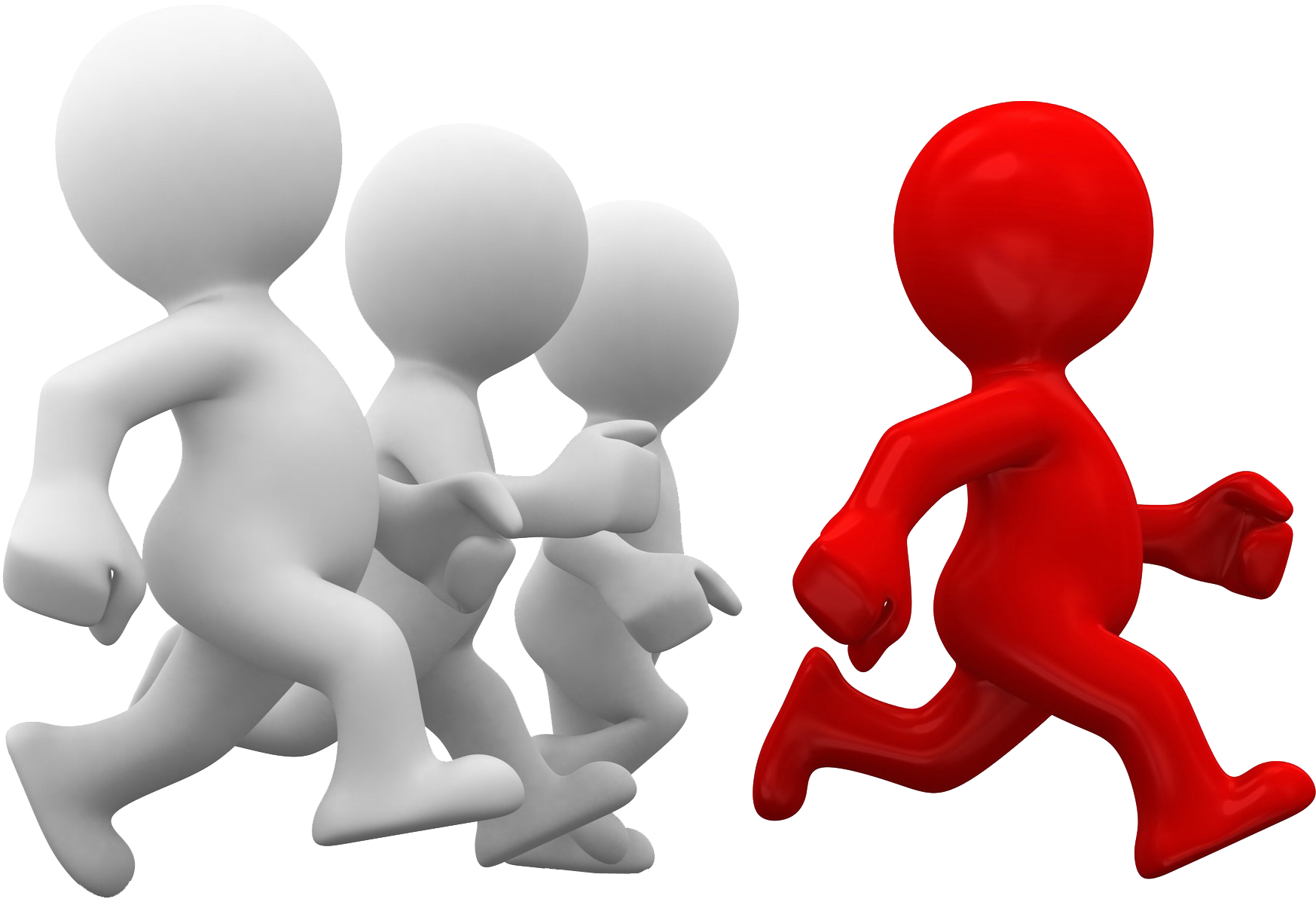 3d小人运动透明背景png图片