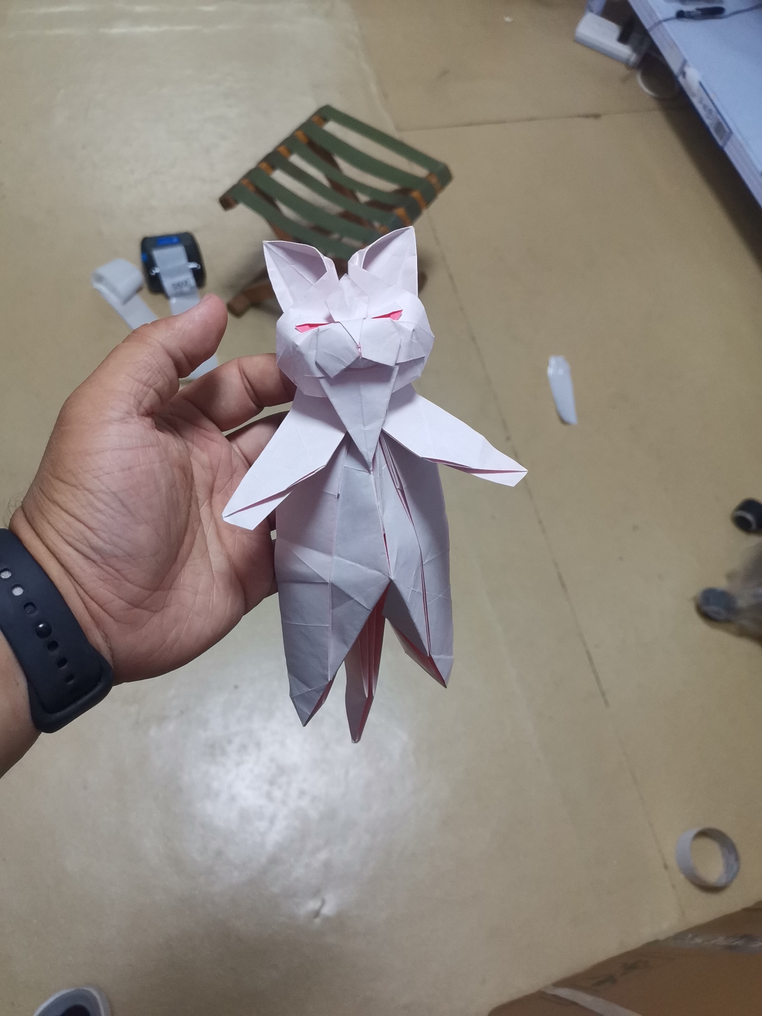 小猫的简单折法