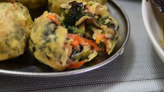 胖胖要求清淡蔬菜杂粮,这要求必须满足,什锦玉米菜团走起,看他有什么话说