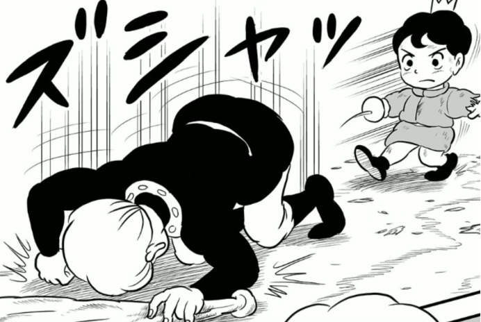 可惜的是,他还是遭到了波吉的攻击,且一次又一次的被击中了要害.