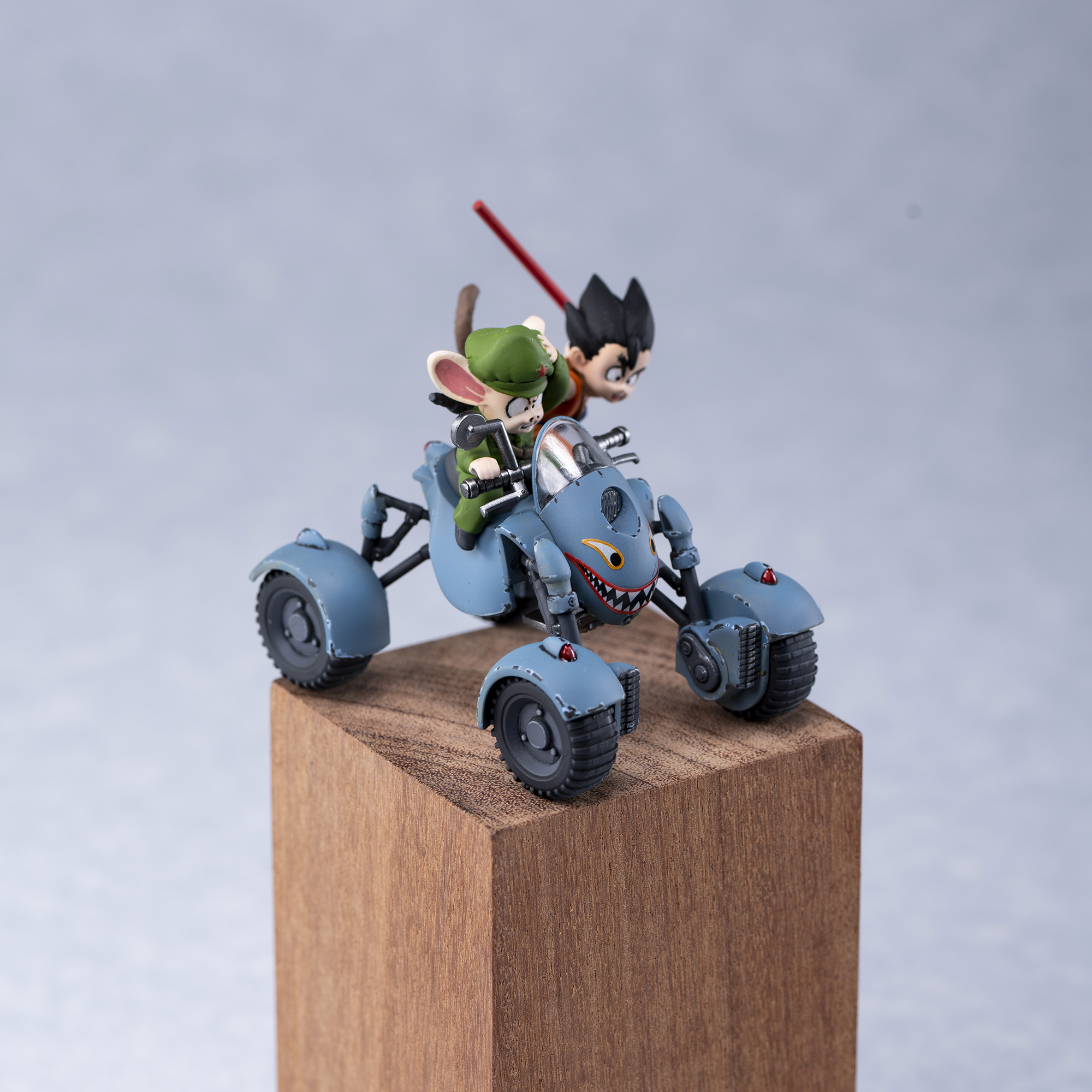 万代 七龙珠交通载具系列 拼装模型 涂装完成展示